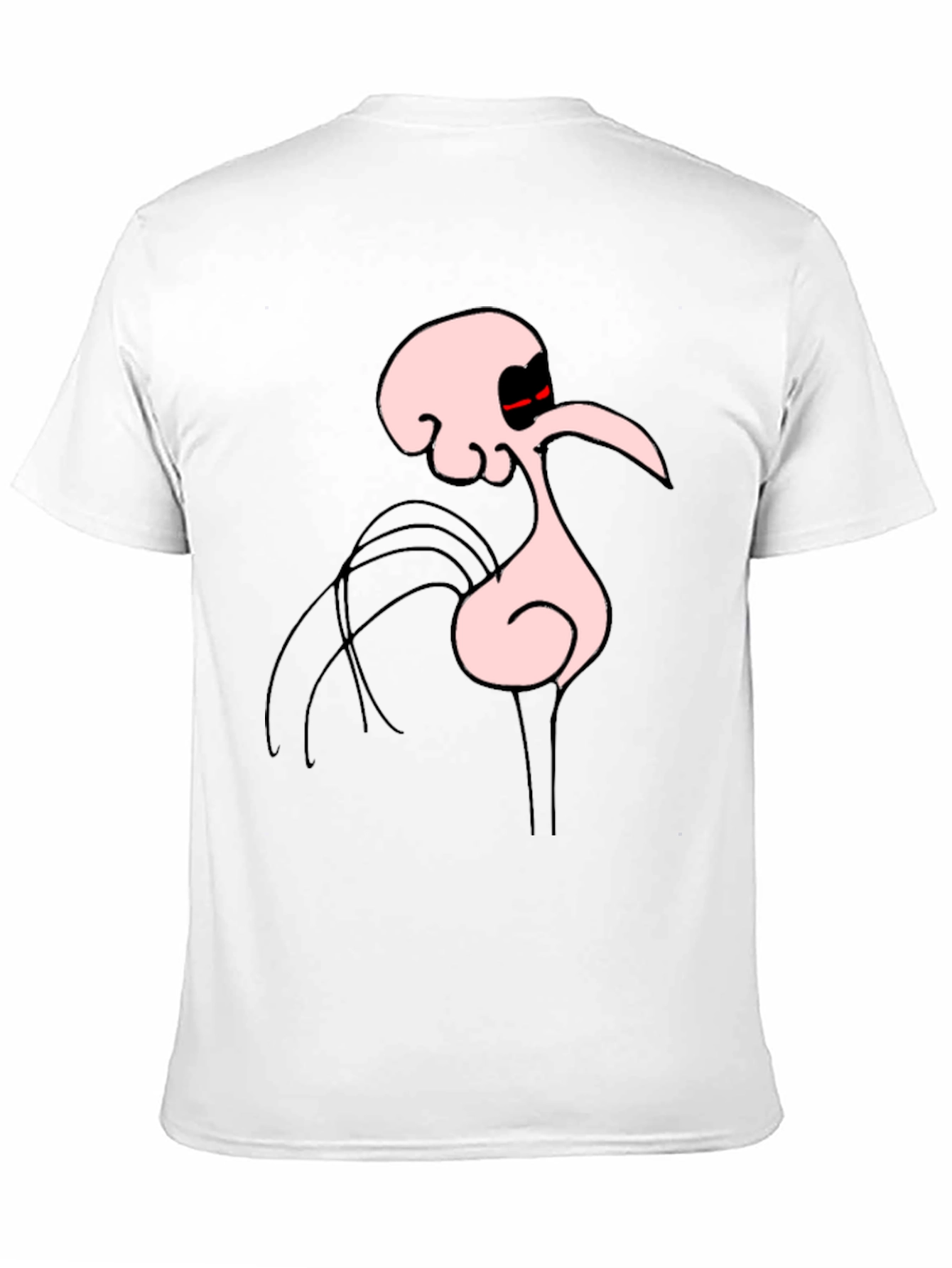 Bold Squidward T-Shirt - Black Cartoon Tee