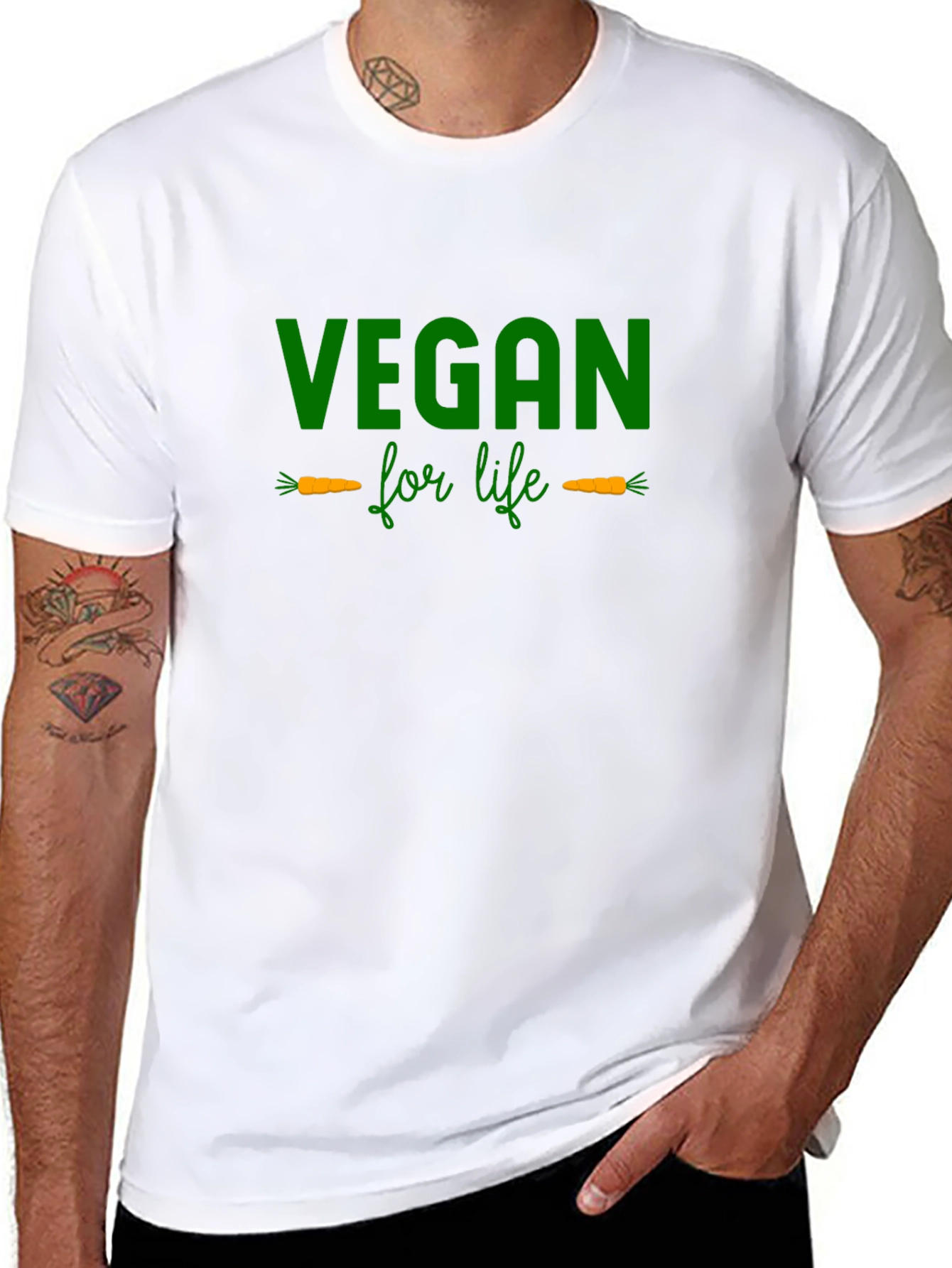 Vegan for Life Graphic Tee