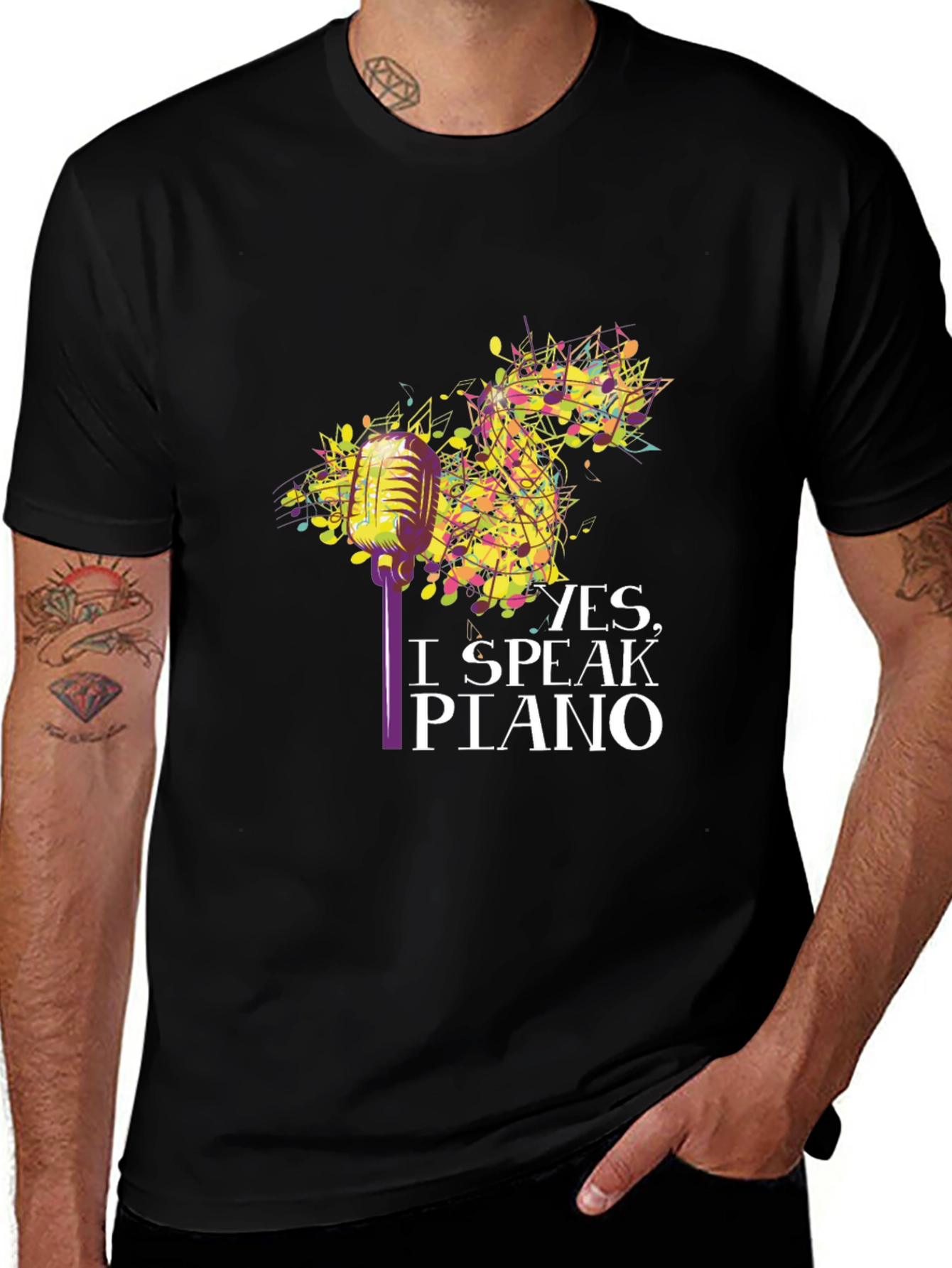 Yes I Speak Piano T-Shirt