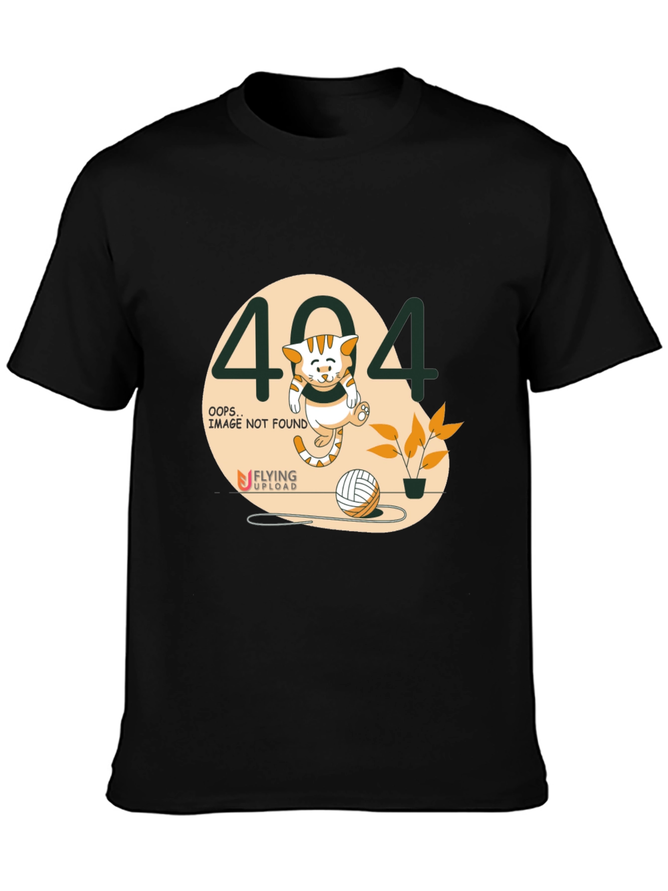 Error 404 Cat Graphic T-Shirt