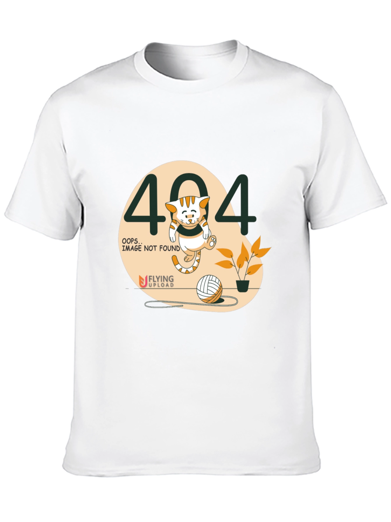 Error 404 Cat Graphic T-Shirt