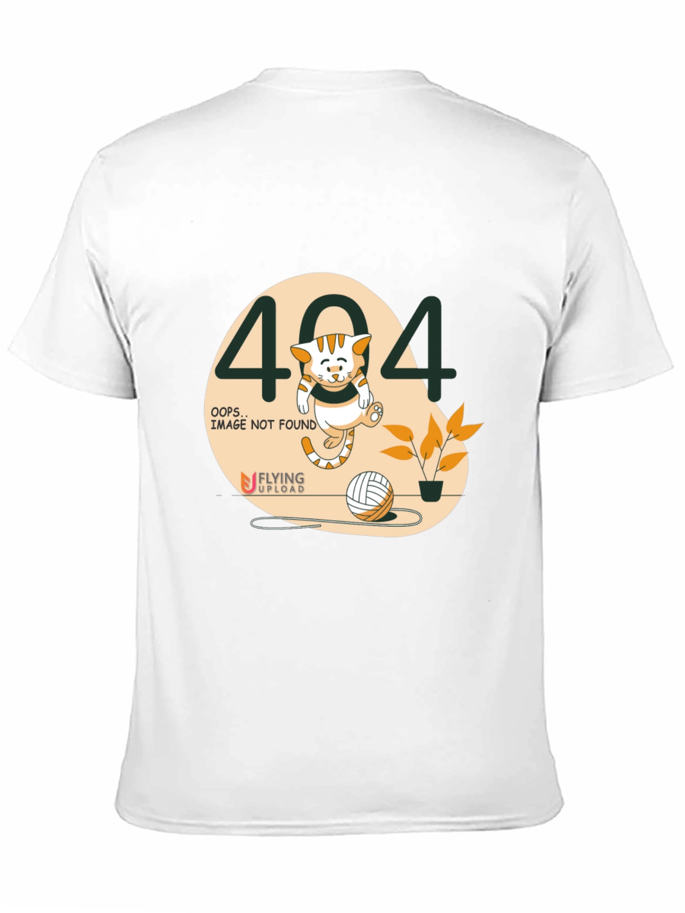 Error 404 Cat Graphic T-Shirt