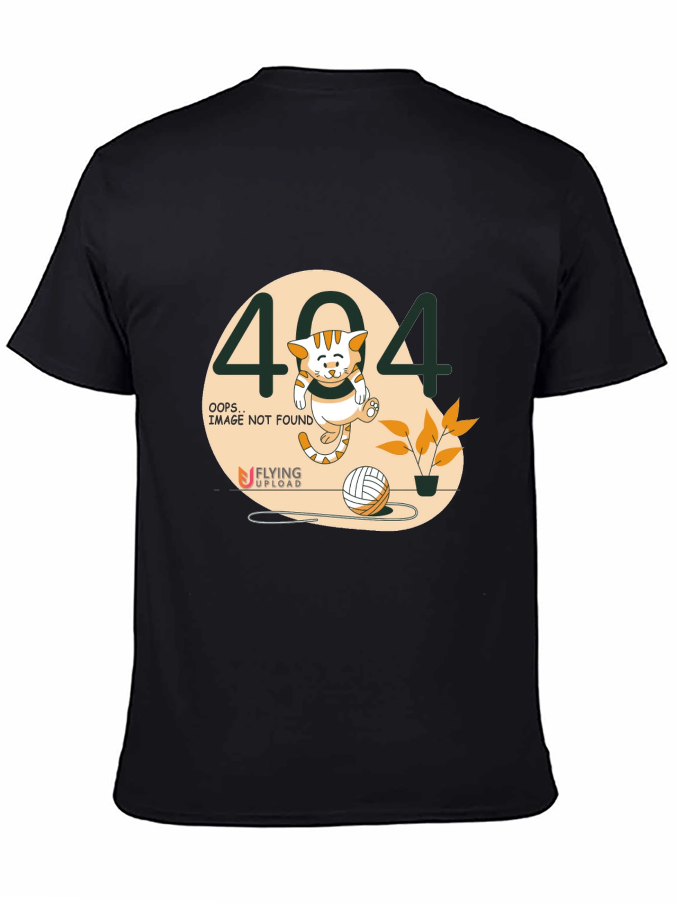 Error 404 Cat Graphic T-Shirt