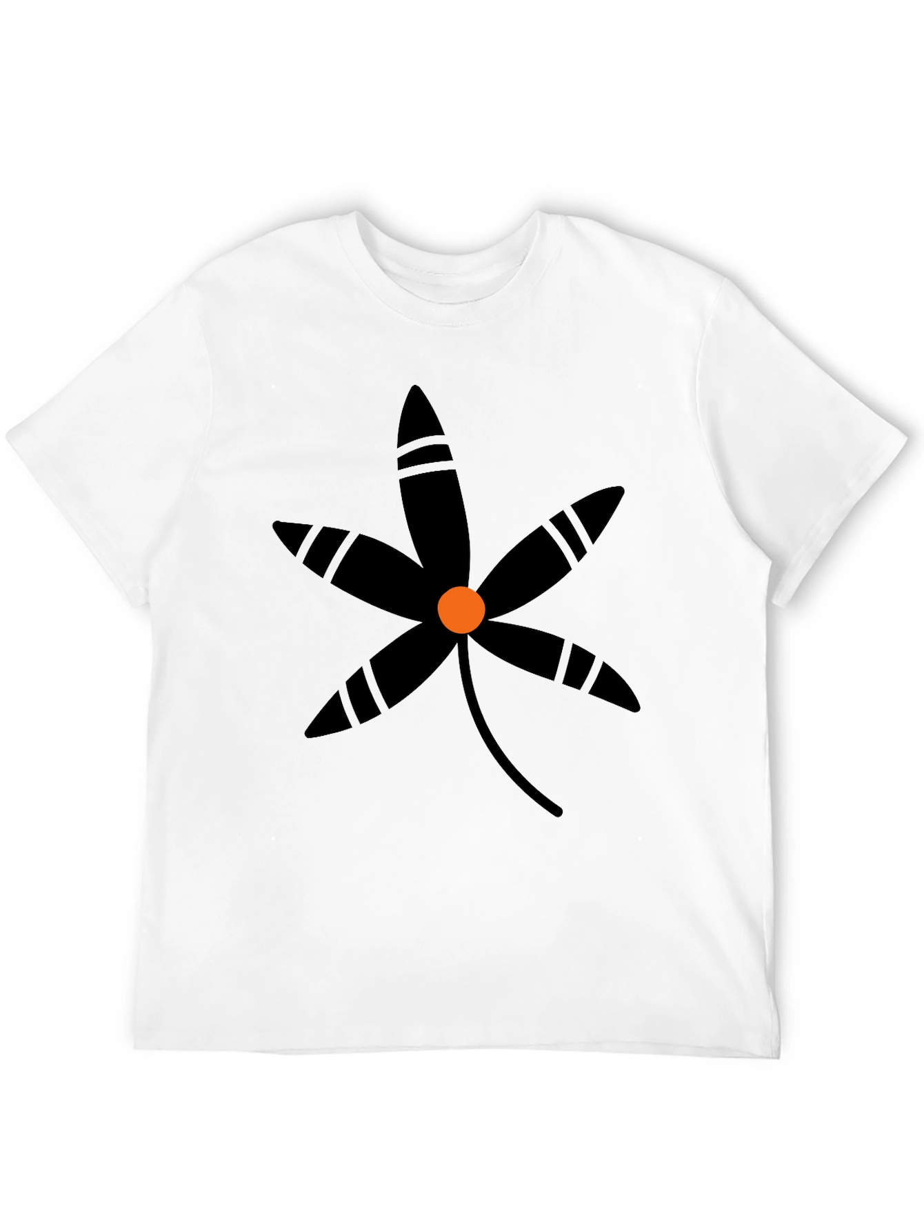 Black Floral Graphic T-Shirt - Stylish Casual Wear