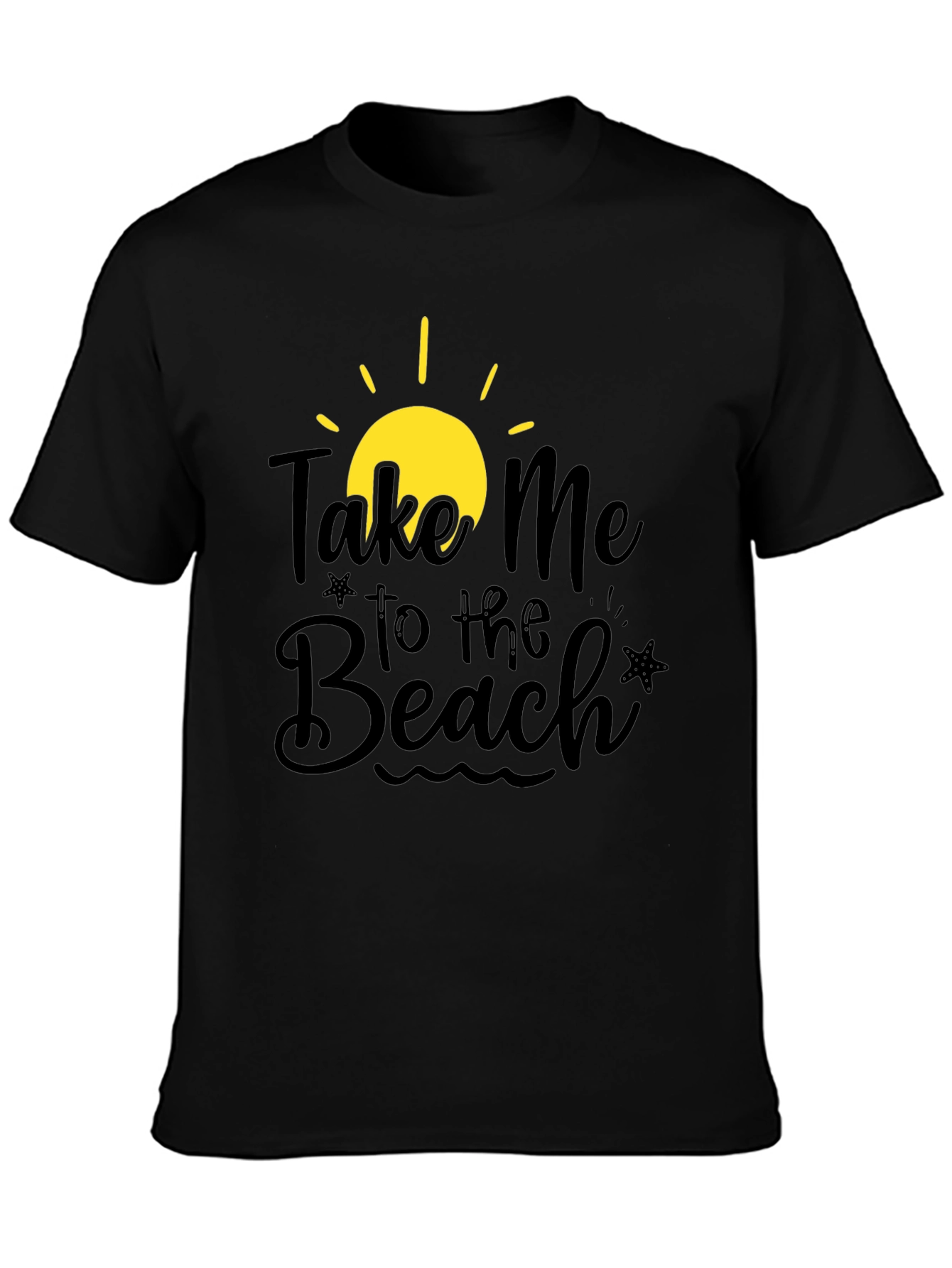 Take Me to the Beach Black T-Shirt