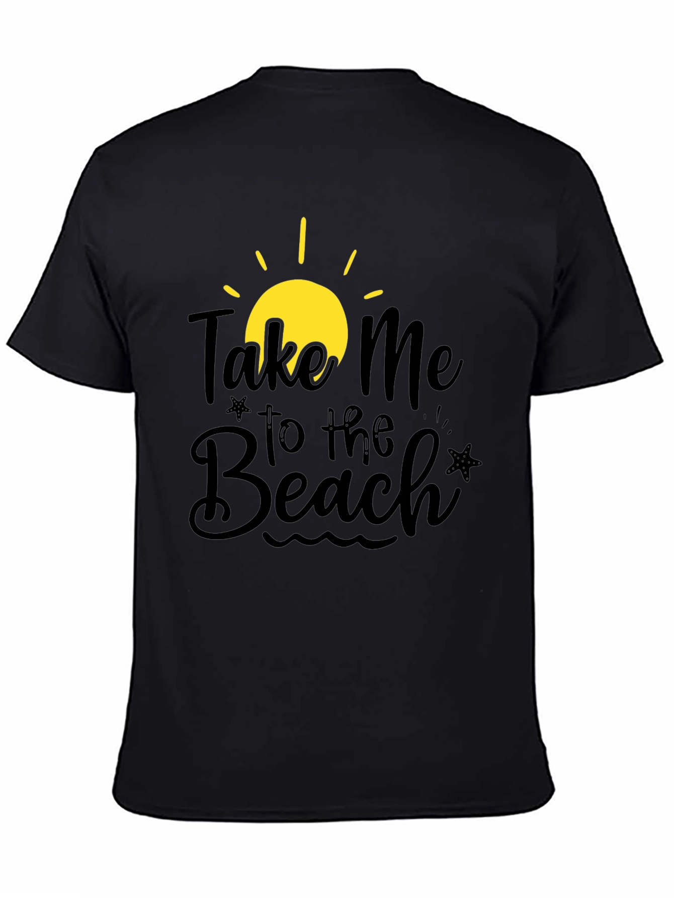 Take Me to the Beach Black T-Shirt