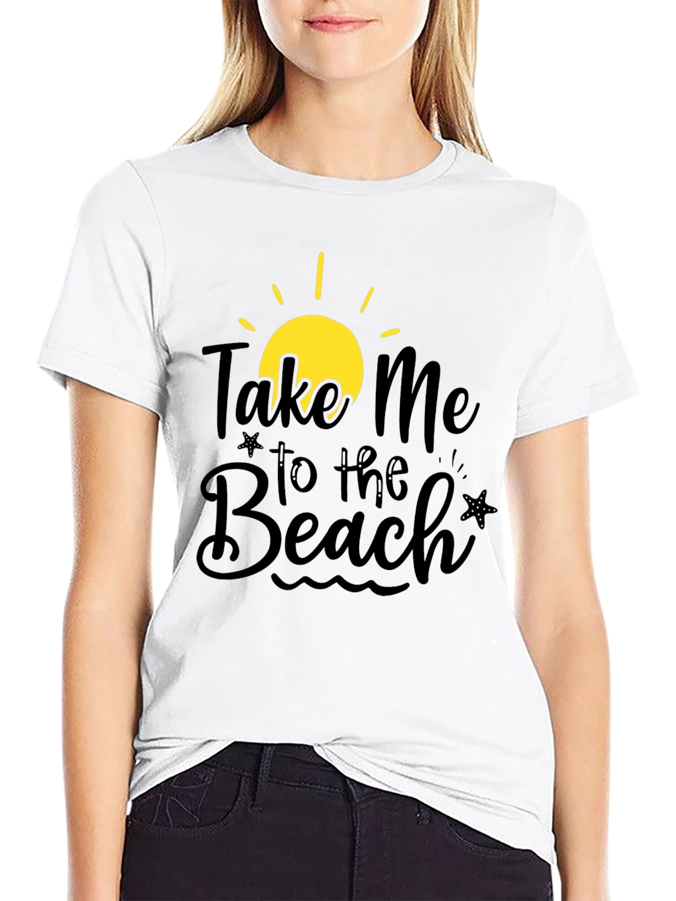 Take Me to the Beach Black T-Shirt