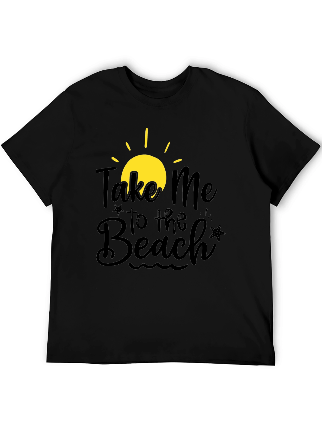 Take Me to the Beach Black T-Shirt