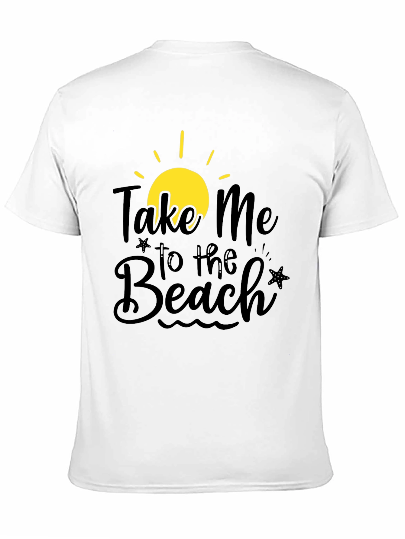Take Me to the Beach Black T-Shirt