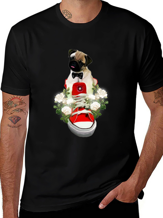 Pug in Shoe Graphic Tee - Unique Style