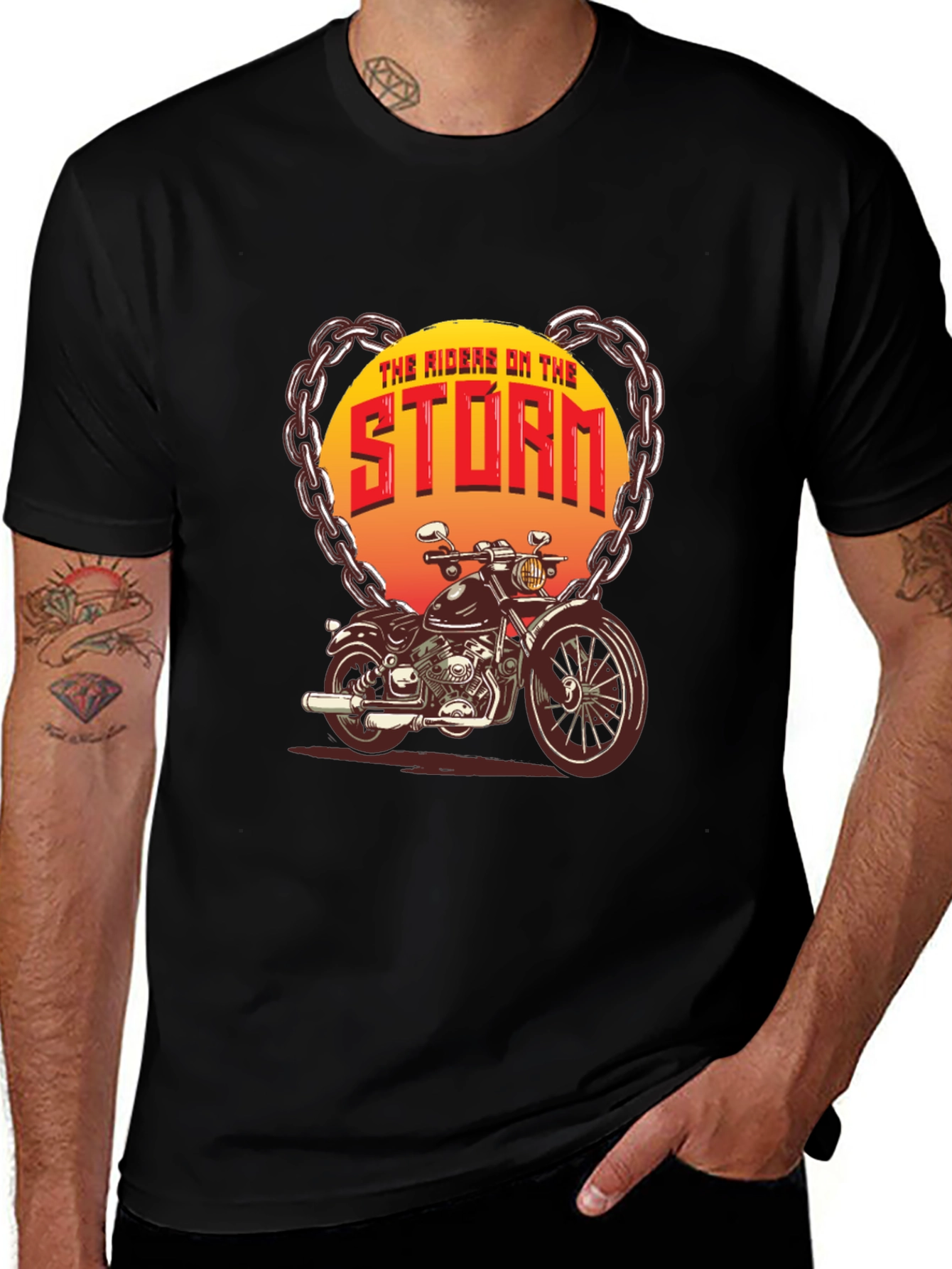 The Riders on the Storm Motorcycle T-Shirt