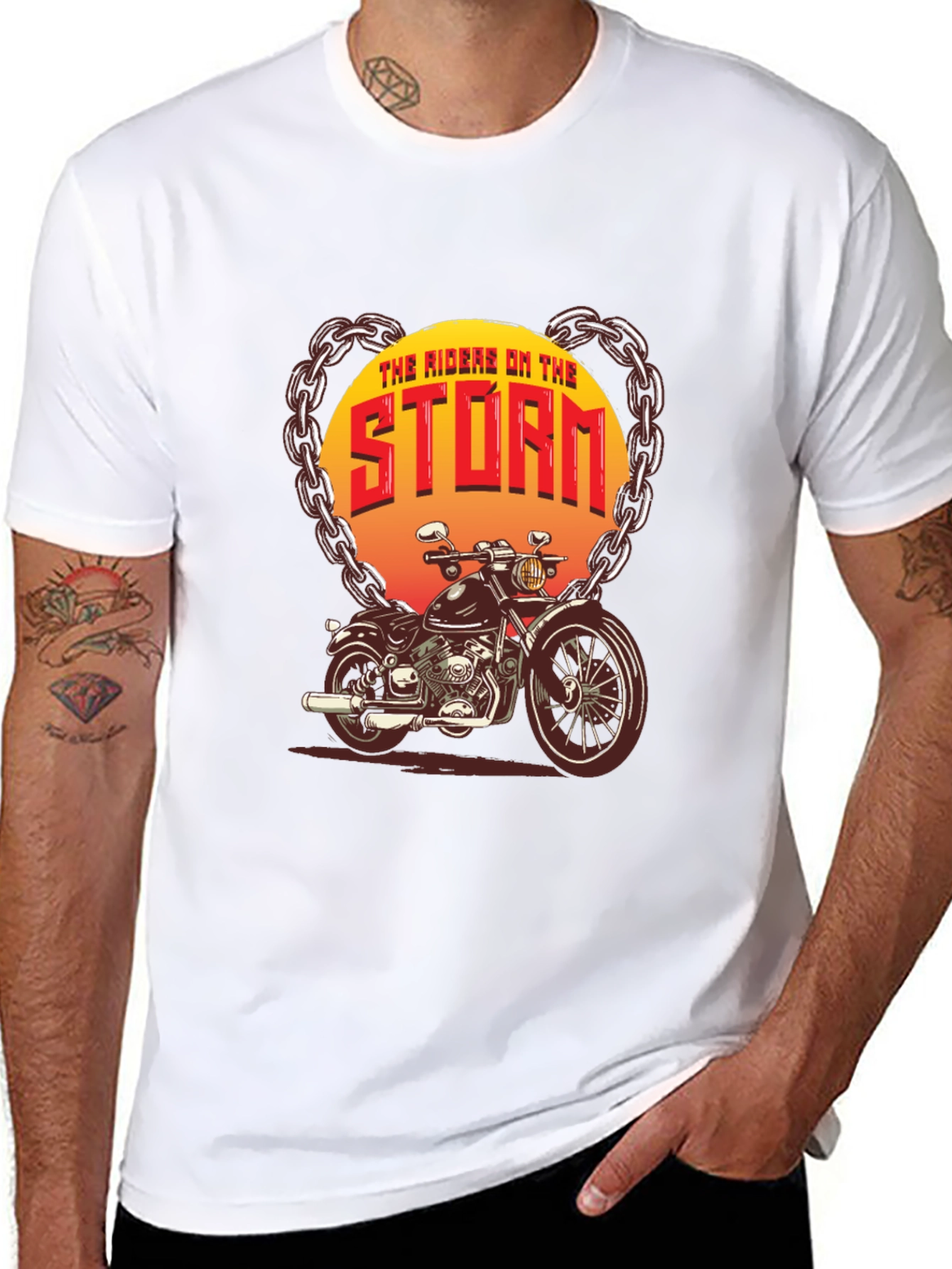 The Riders on the Storm Motorcycle T-Shirt