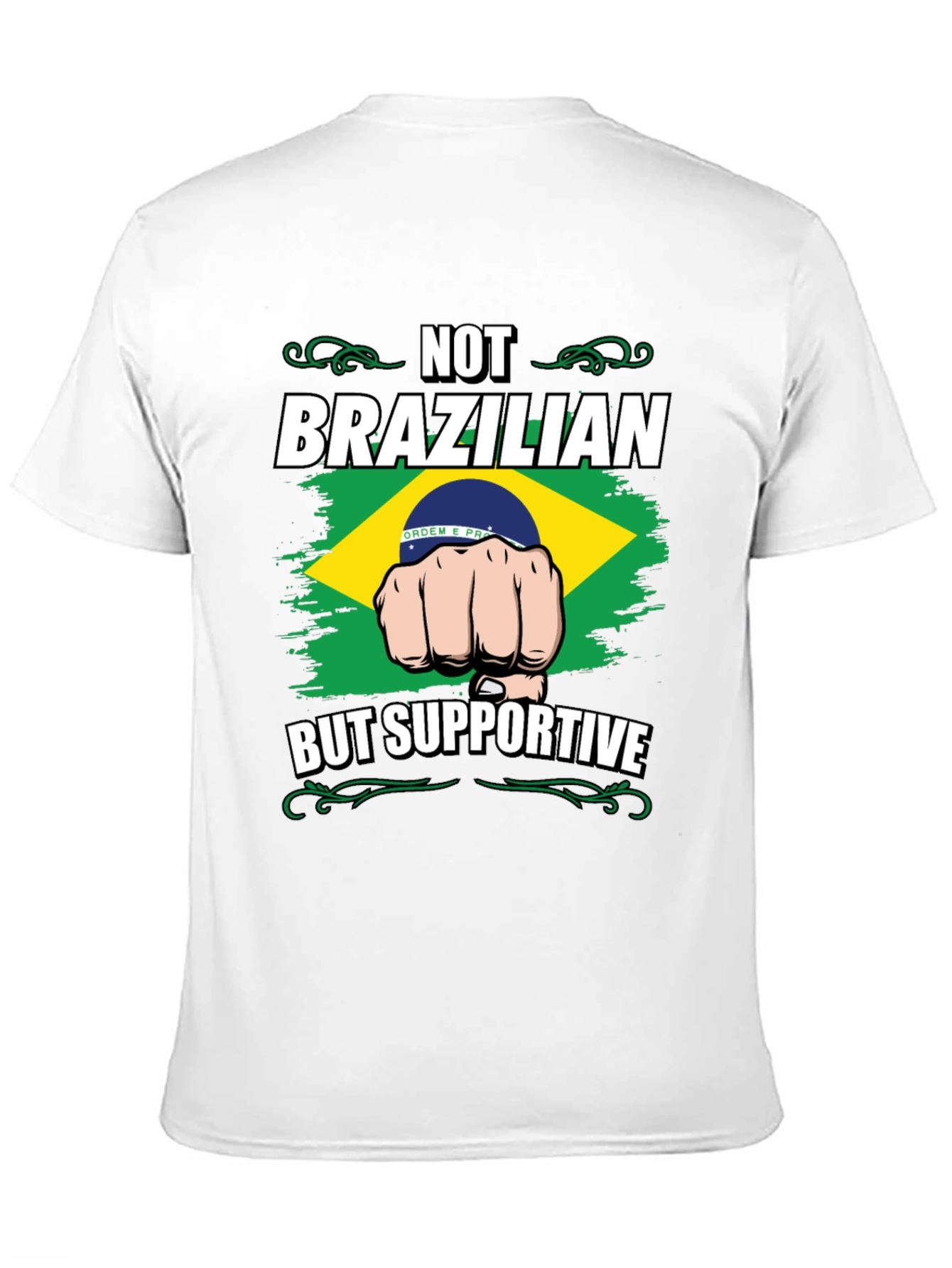 Brazilian Supporter Graphic Tee - Black
