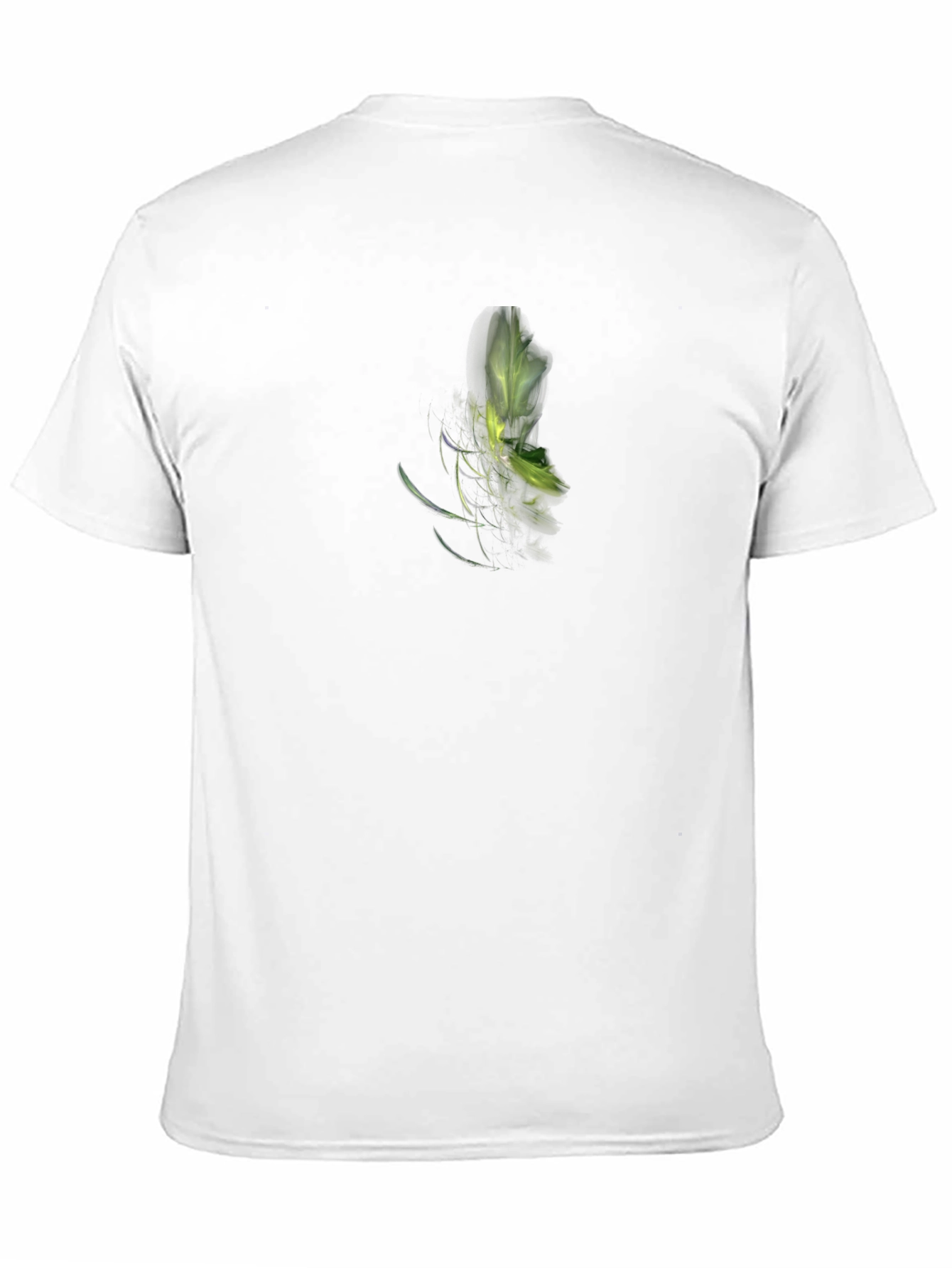 Modern Abstract Graphic Print Black T-Shirt
