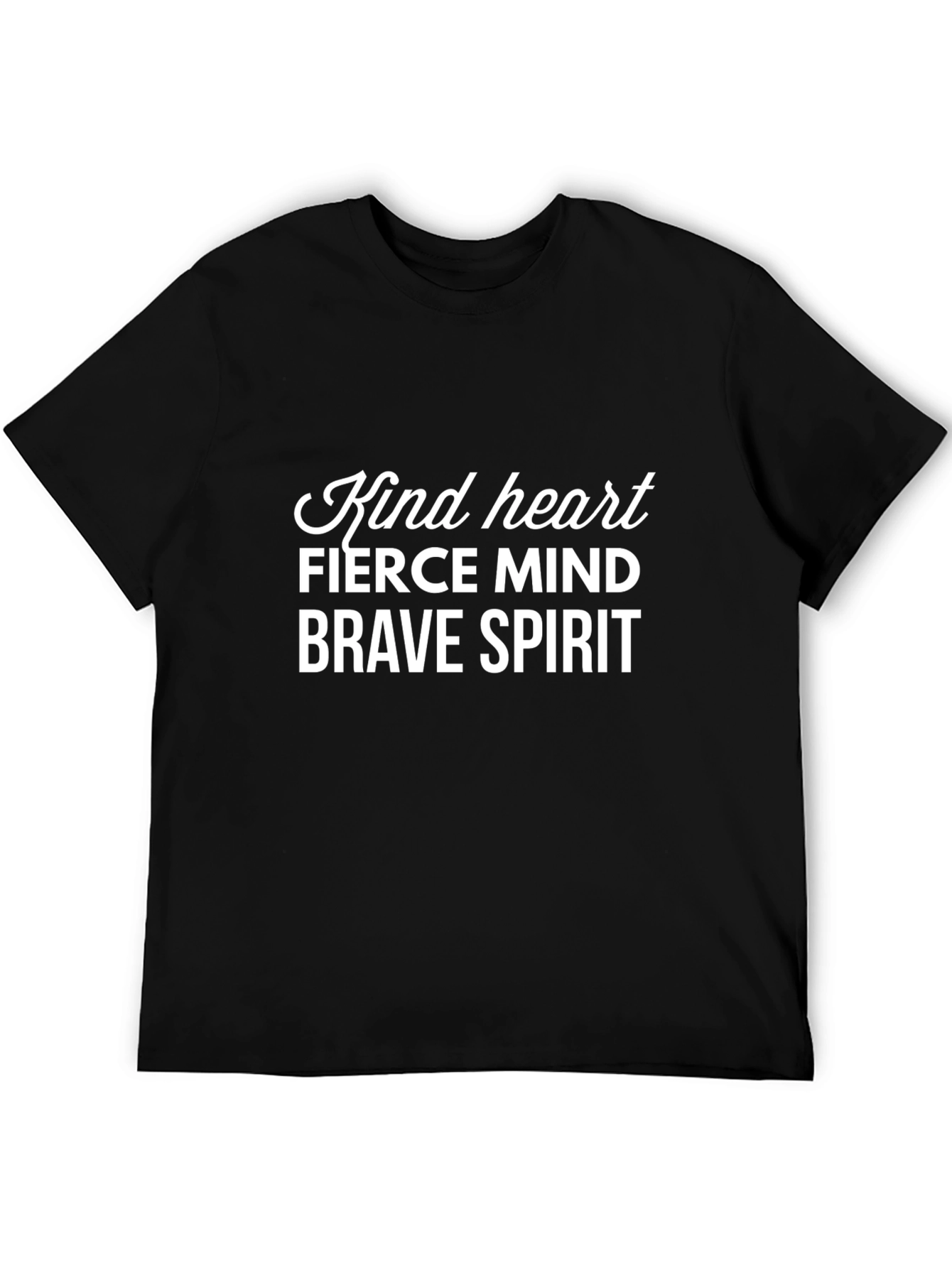 Kind Heart Fierce Mind Brave Spirit Graphic Tee