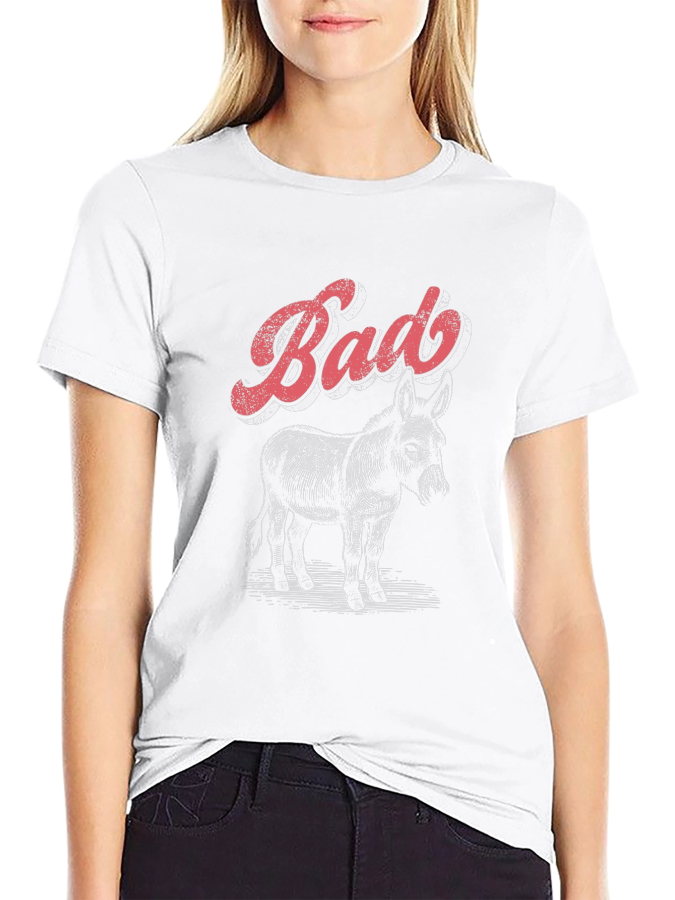 Bad Donkey Graphic T-Shirt - Black