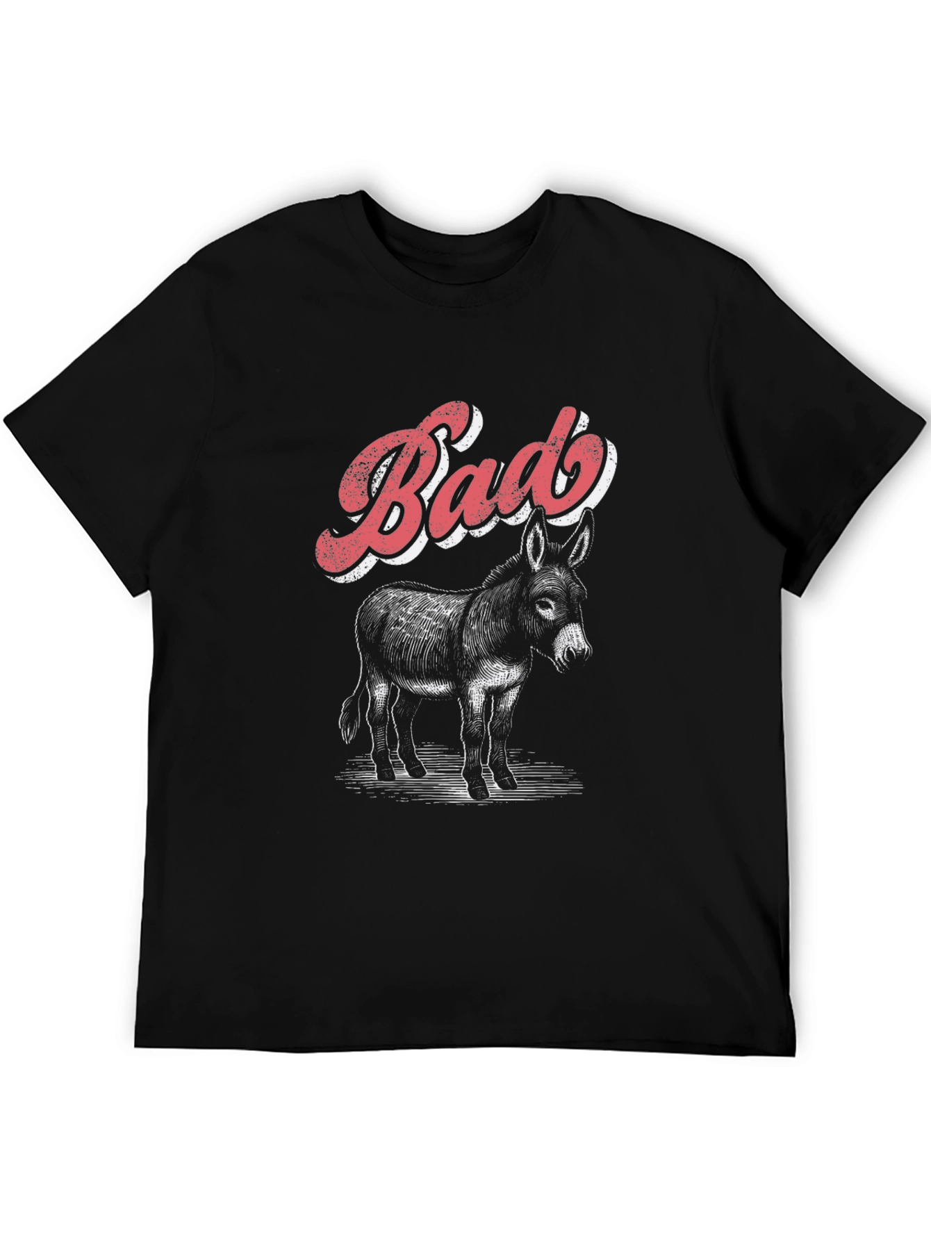 Bad Donkey Graphic T-Shirt - Black