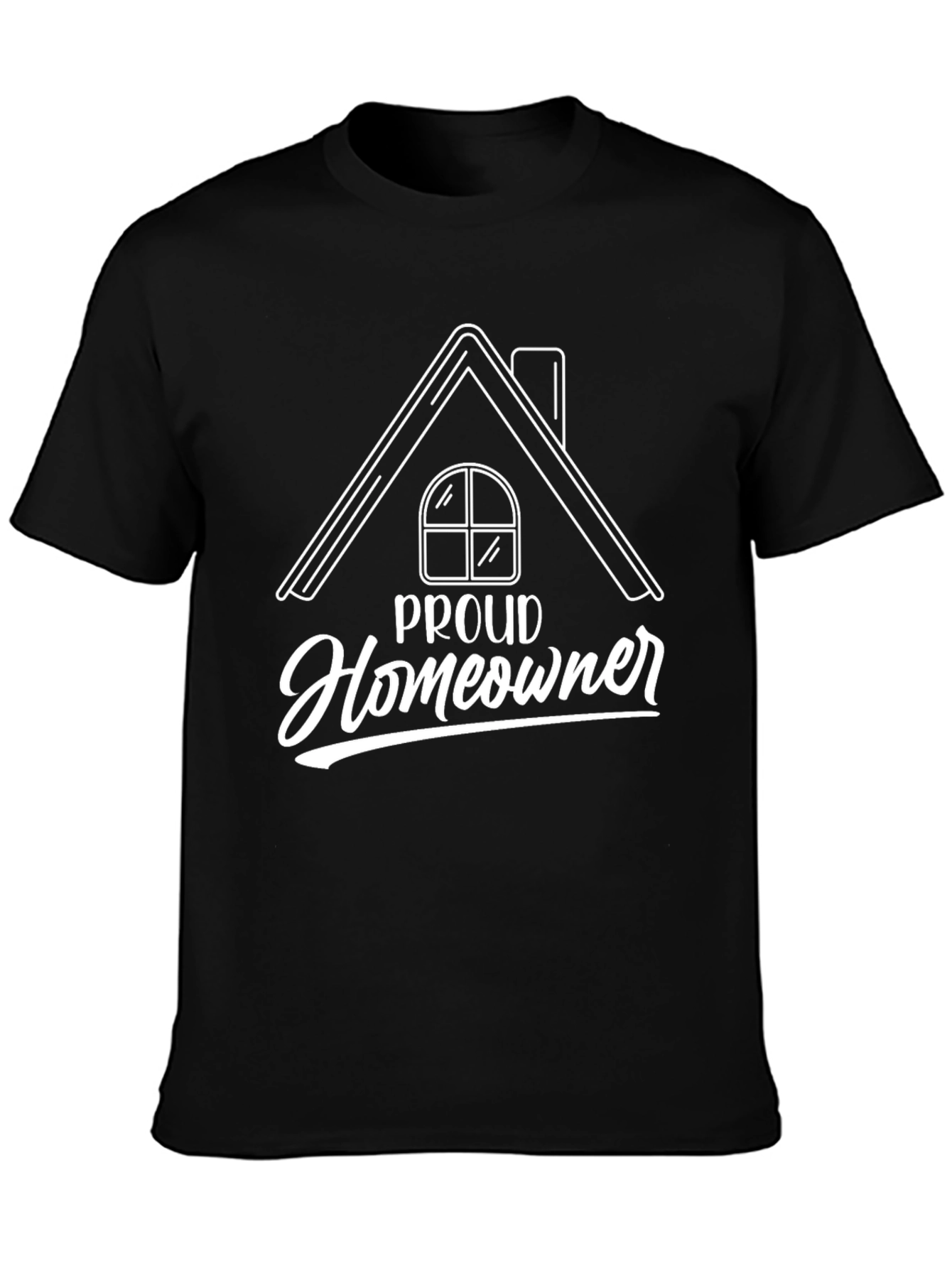 Proud Homeowner Graphic Tee - Black