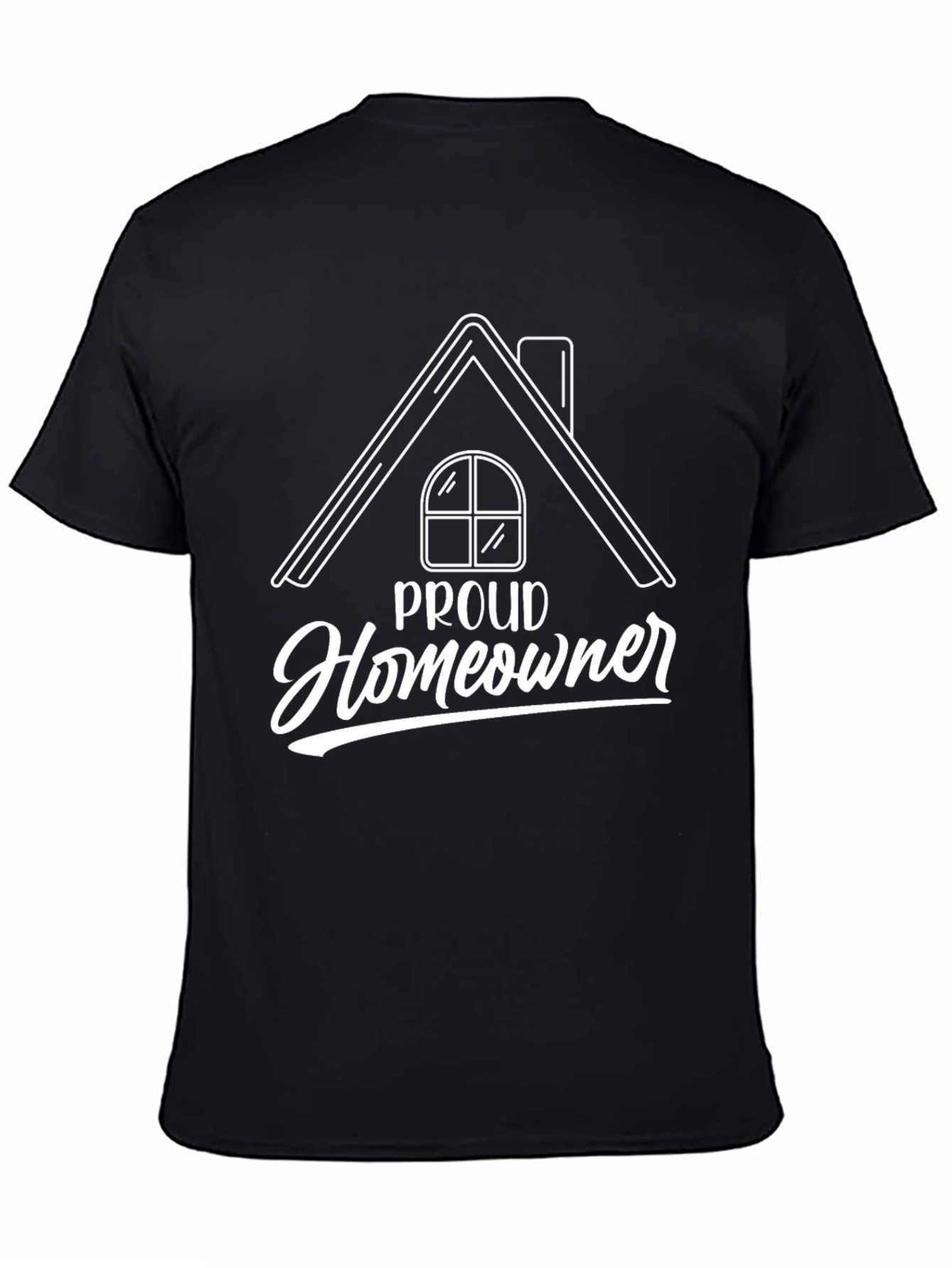 Proud Homeowner Graphic Tee - Black