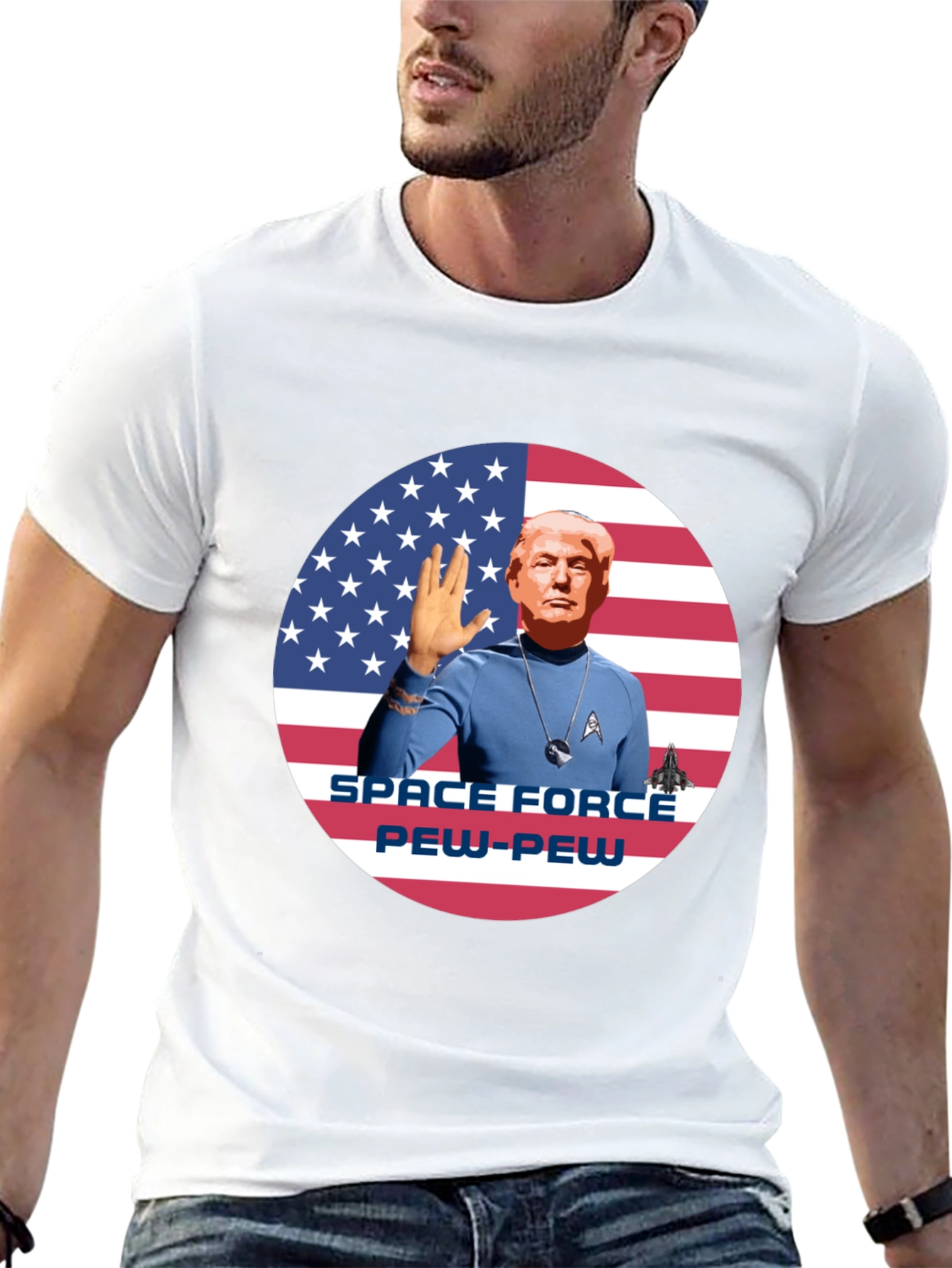 Trump Space Force Pew-Pew T-Shirt