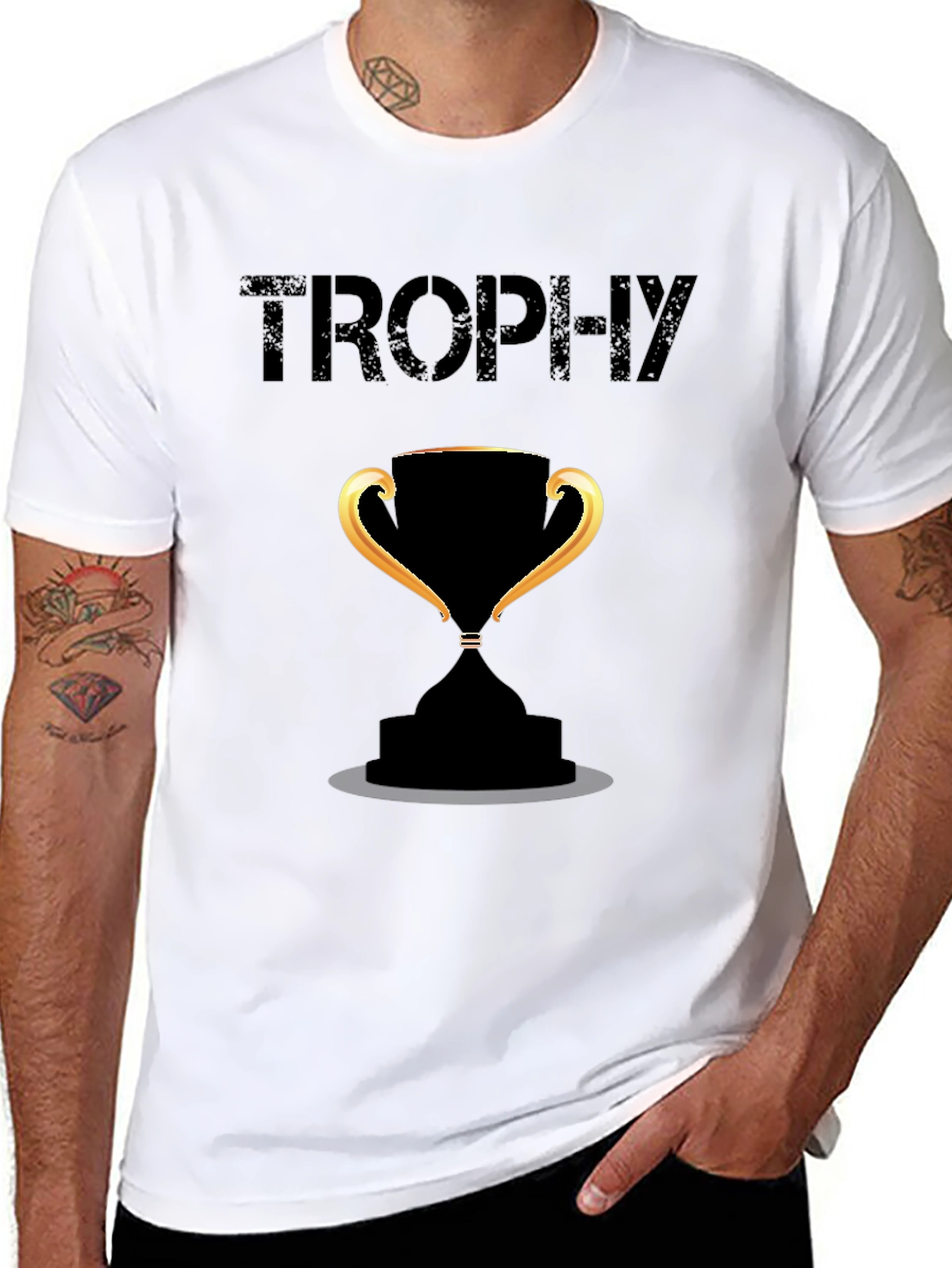 Trophy Graphic Black T-Shirt
