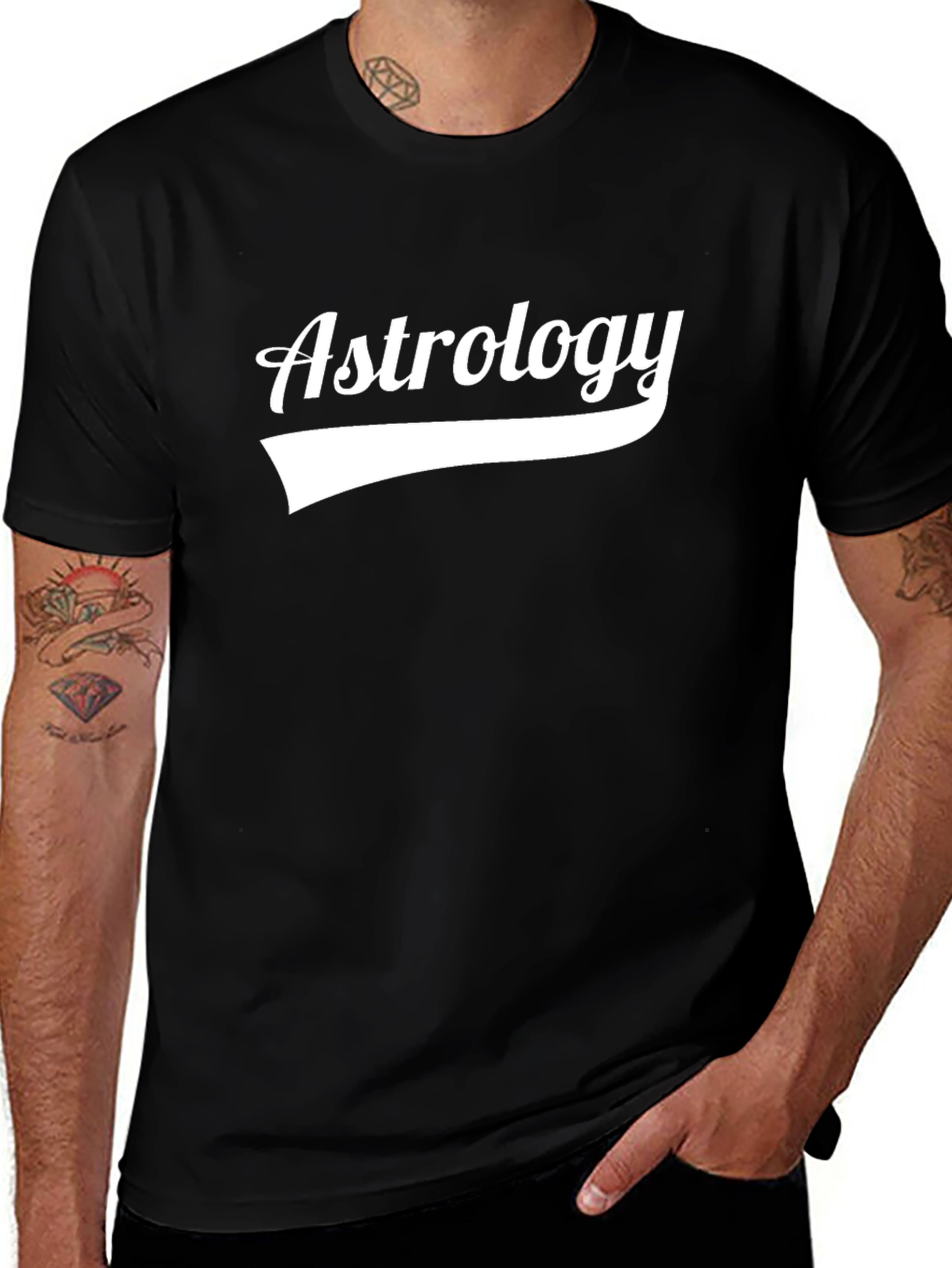 Astrology T-Shirt - Classic Design in Black