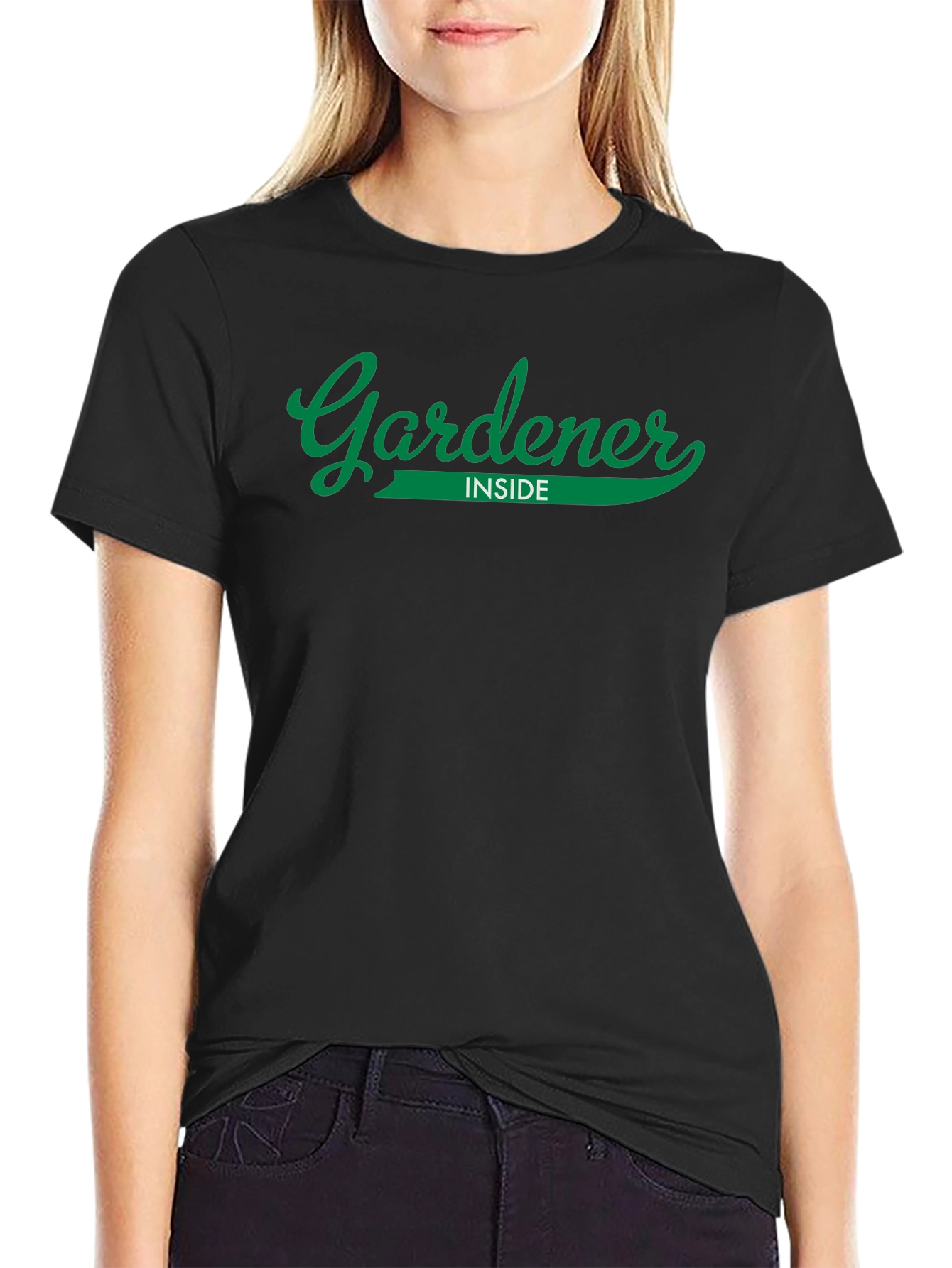 Gardener Inside Graphic T-Shirt - Black