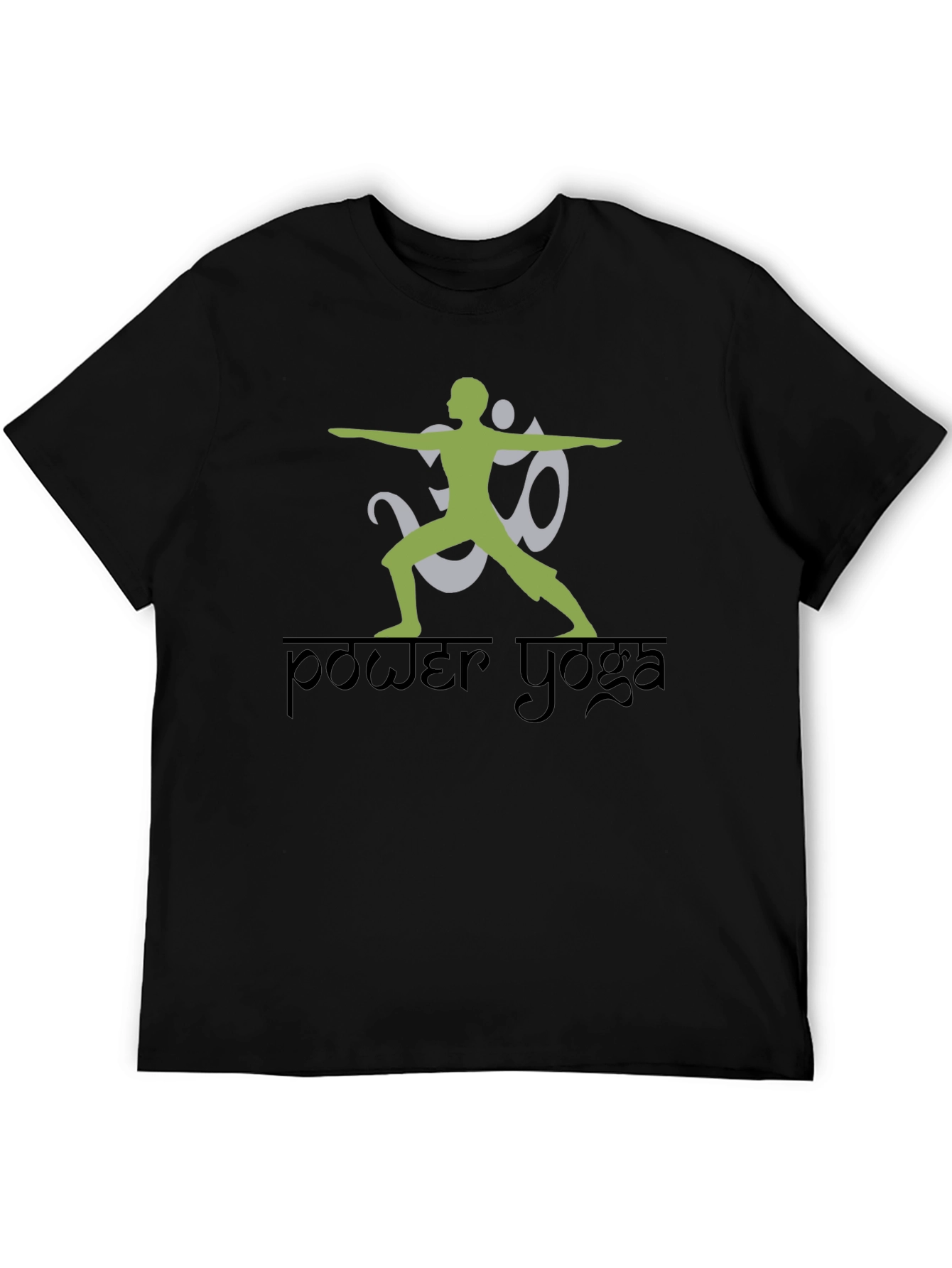 Power Yoga Black T-Shirt