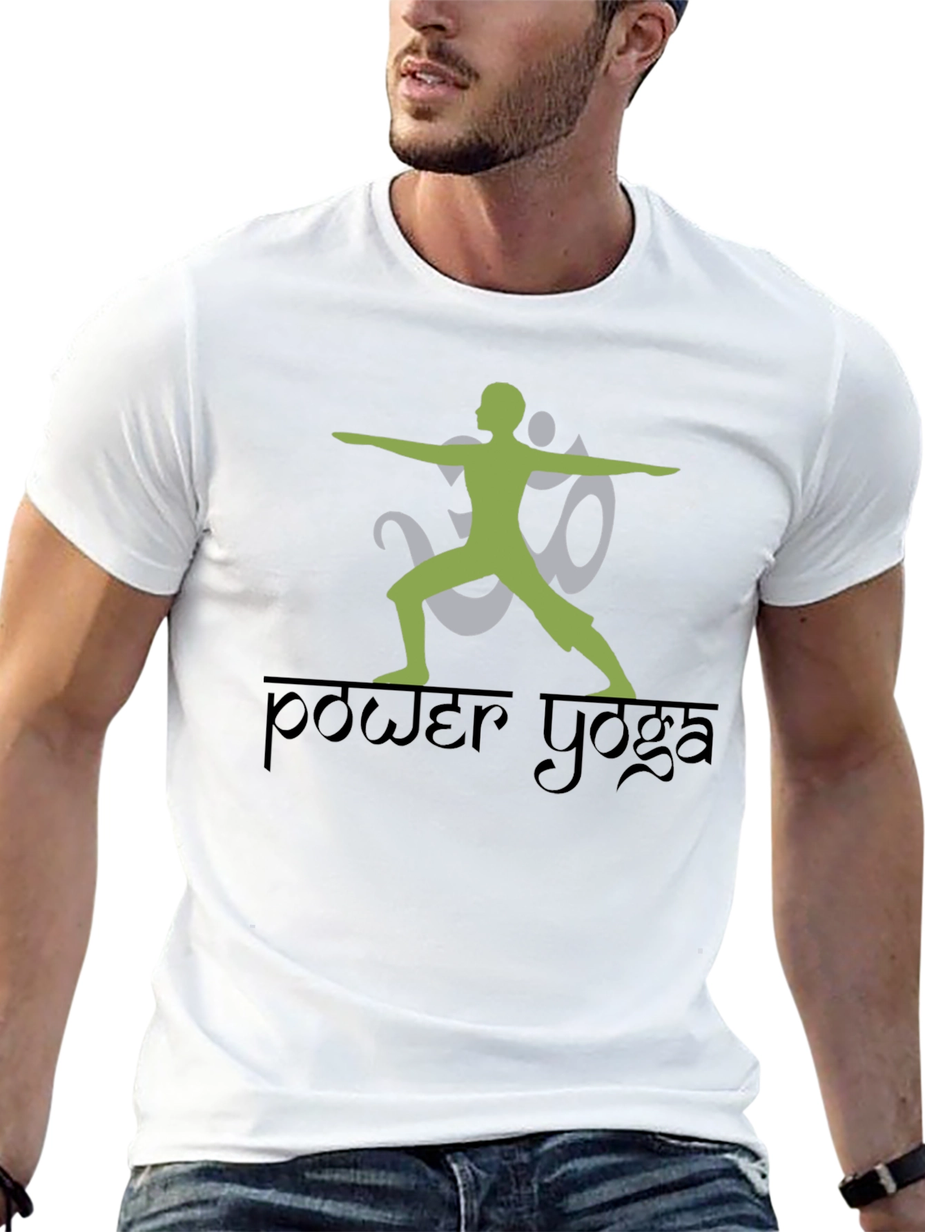 Power Yoga Black T-Shirt