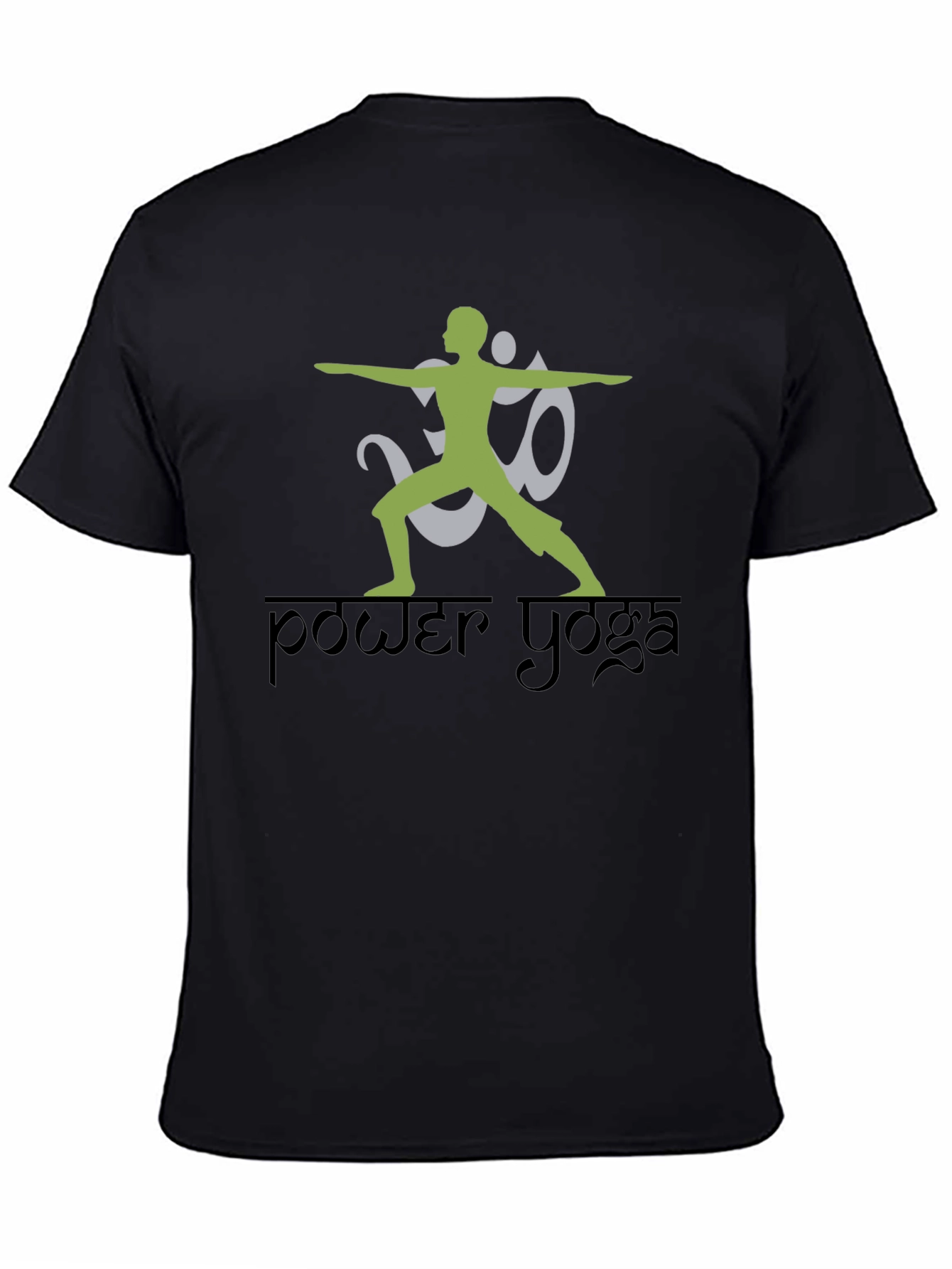 Power Yoga Black T-Shirt