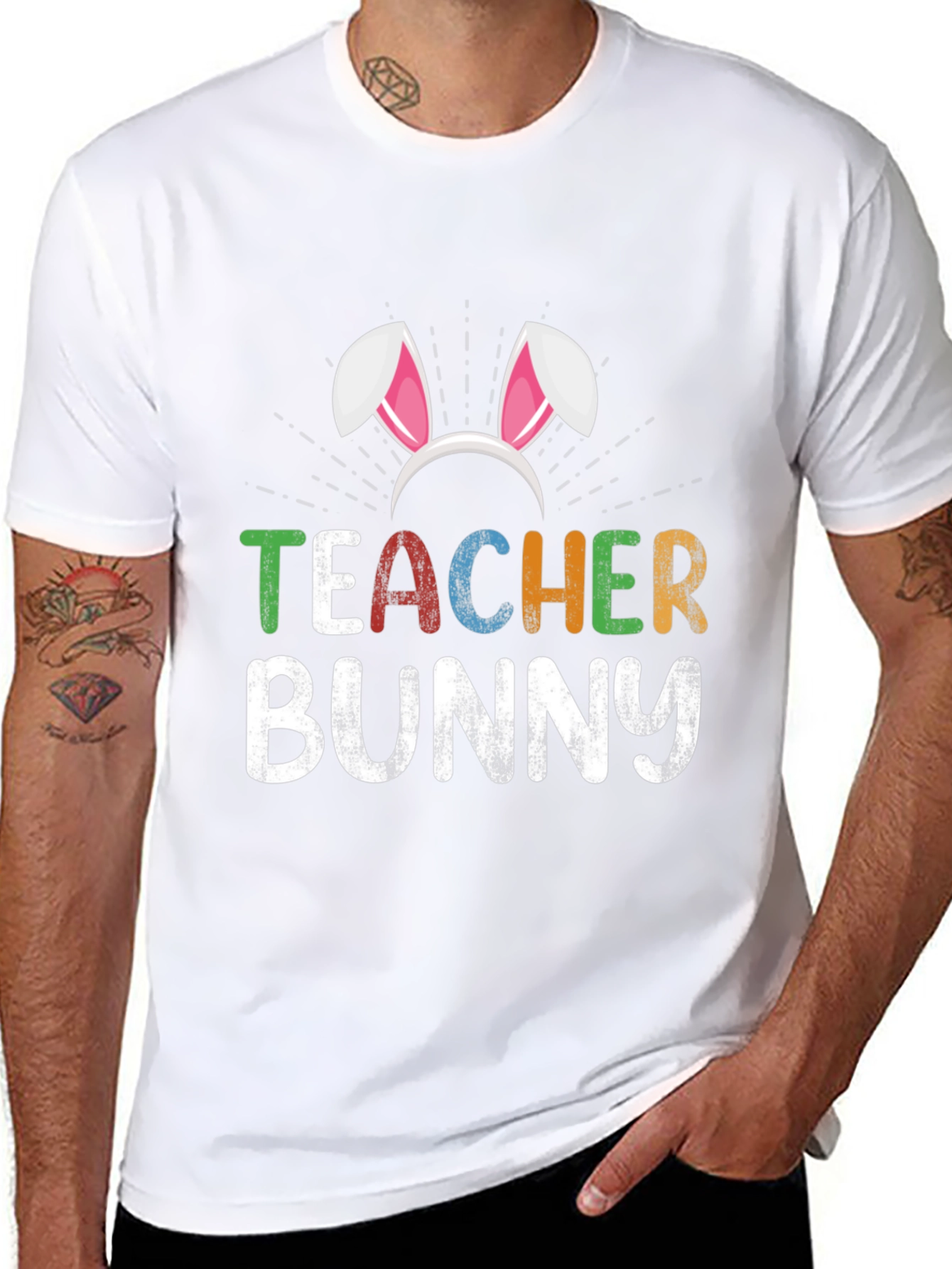 Teacher Bunny Easter T-Shirt