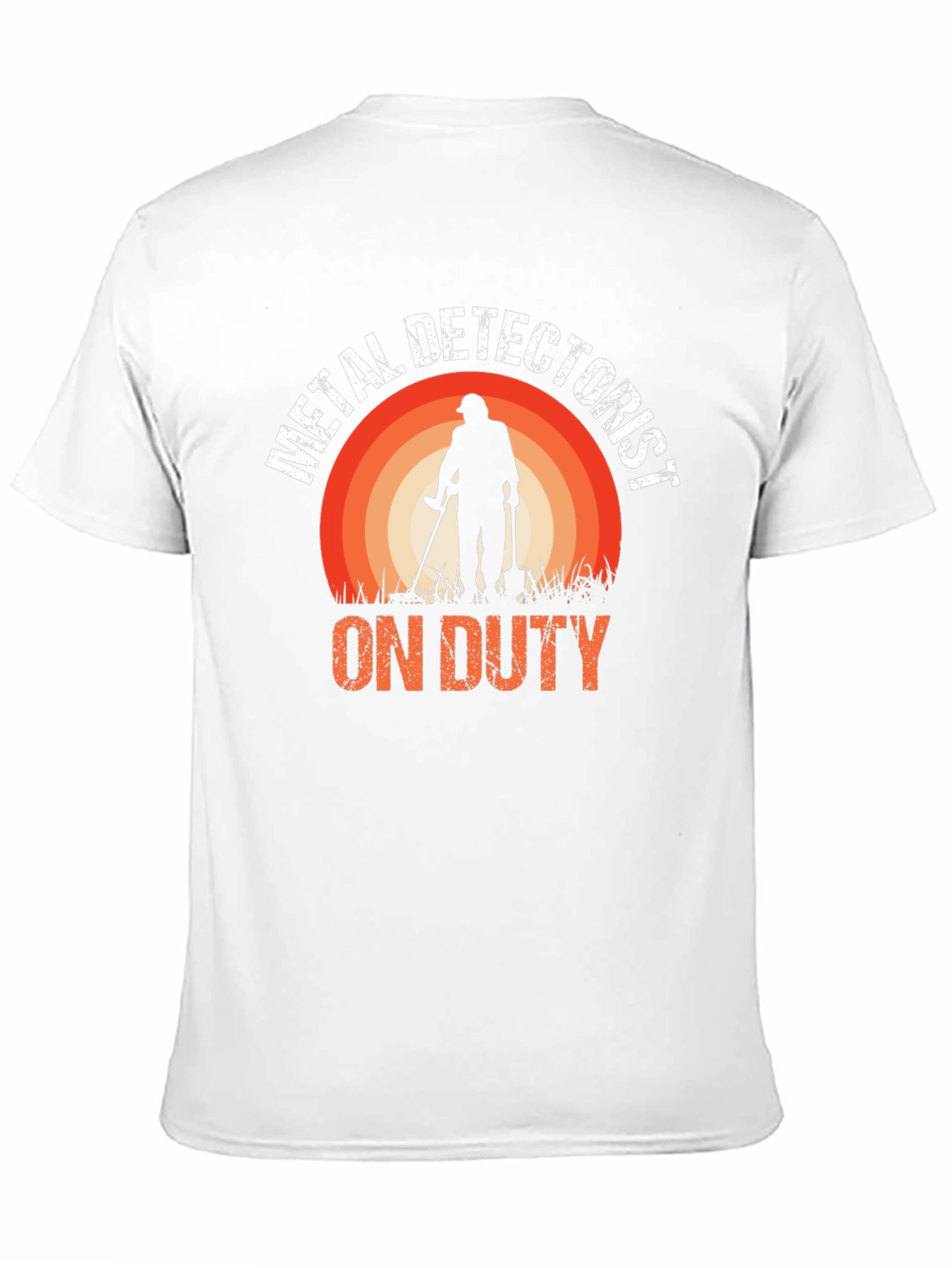 Metal Detectorist On Duty Black T-Shirt