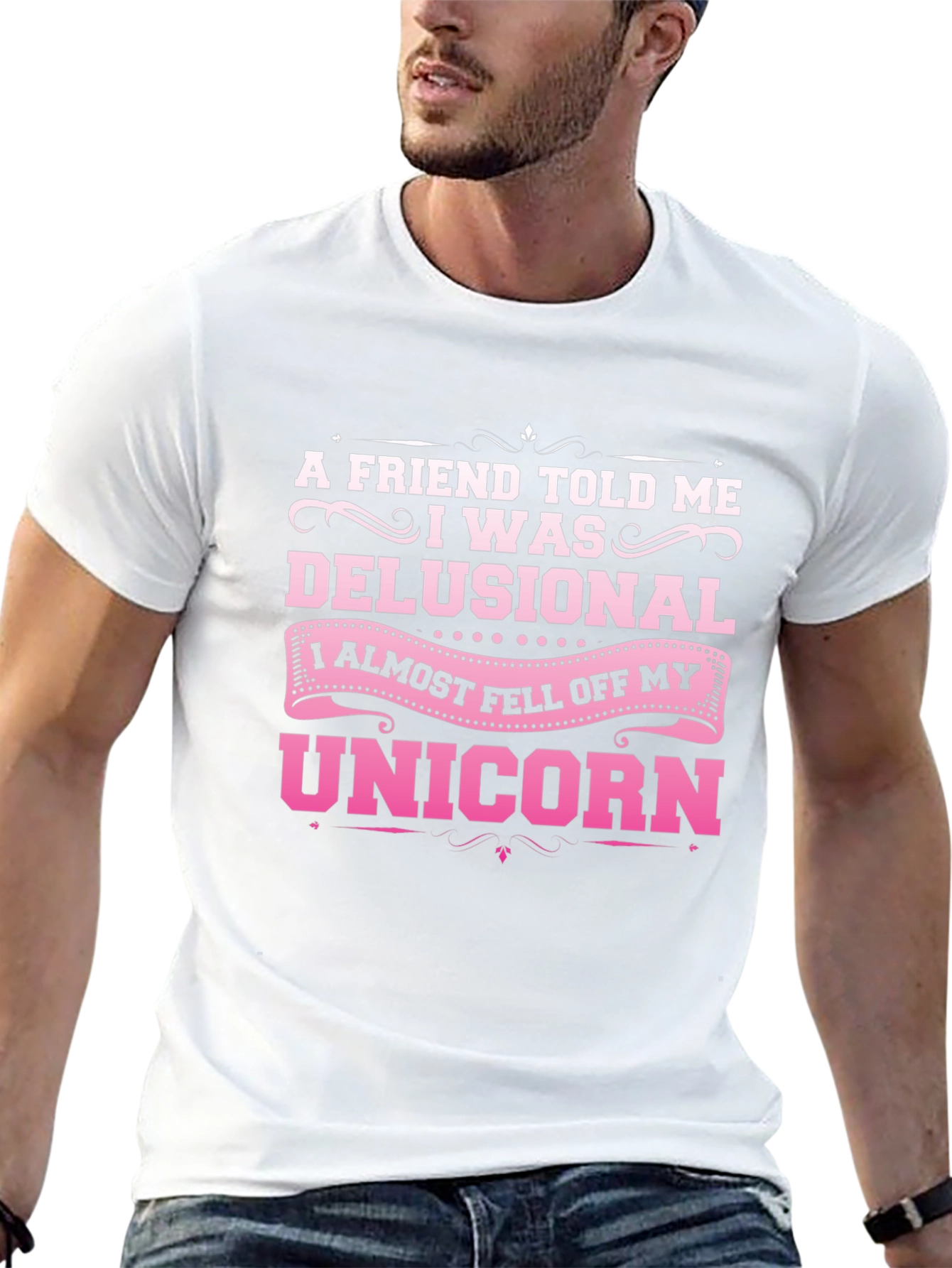 Delusional Unicorn Graphic Tee