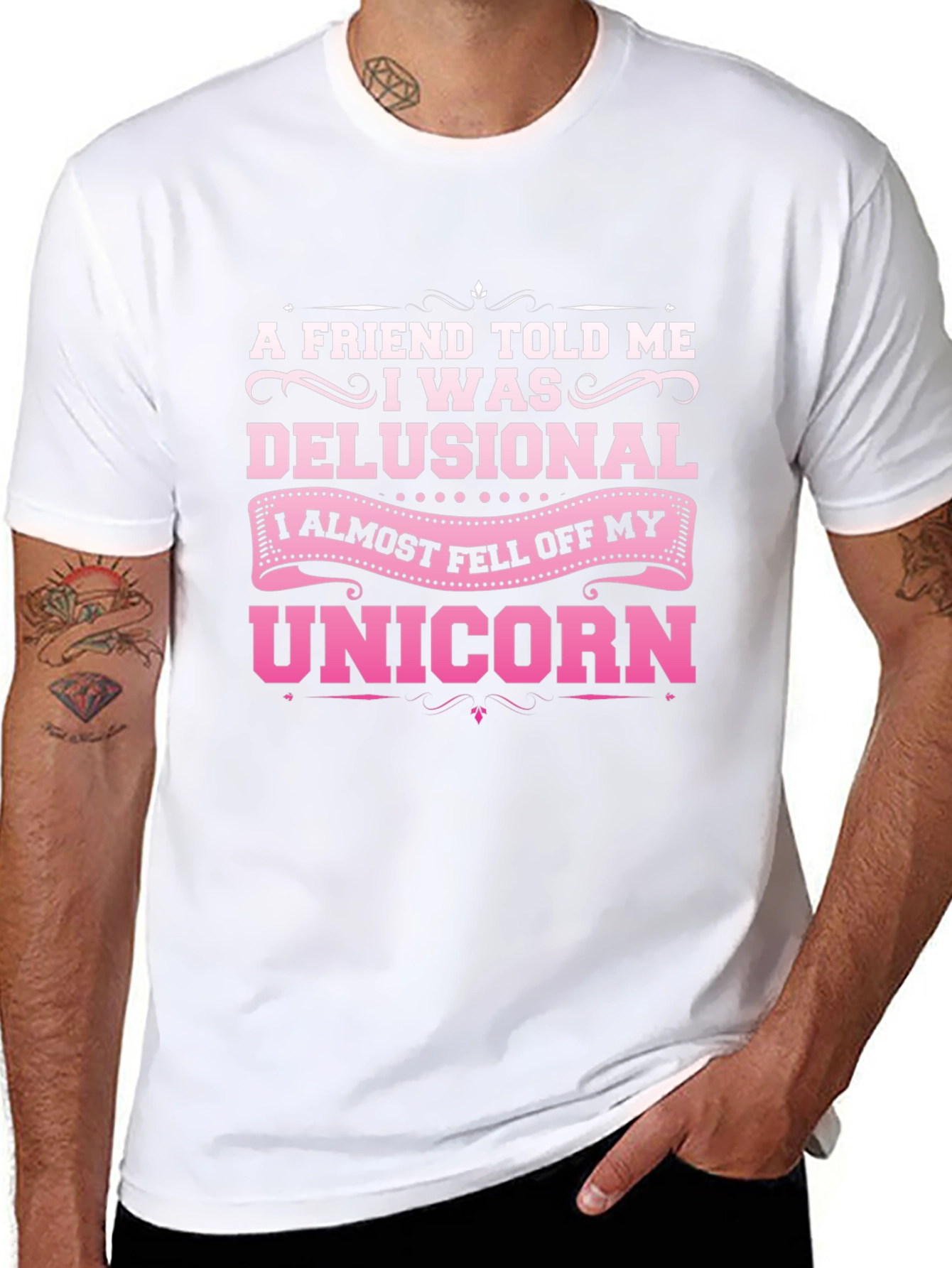 Delusional Unicorn Graphic Tee