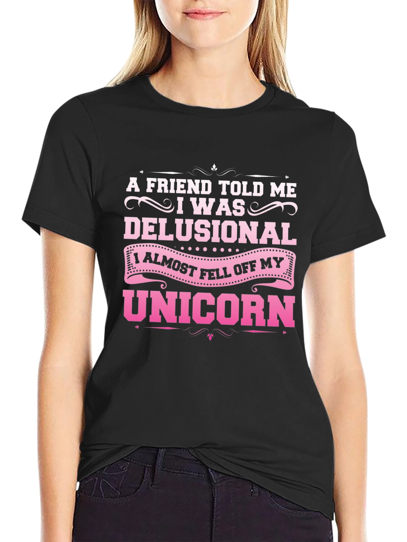 Delusional Unicorn Graphic Tee