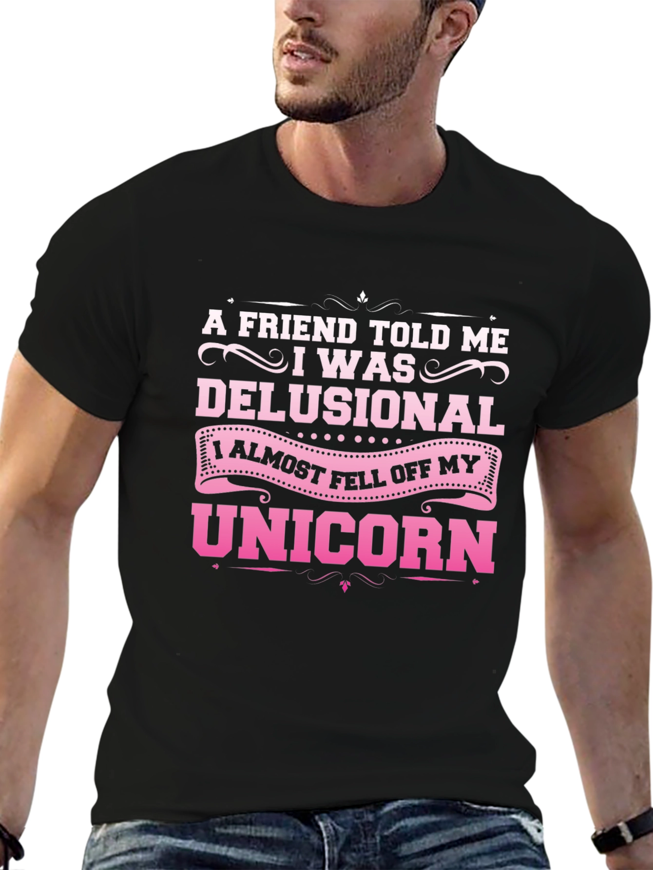 Delusional Unicorn Graphic Tee