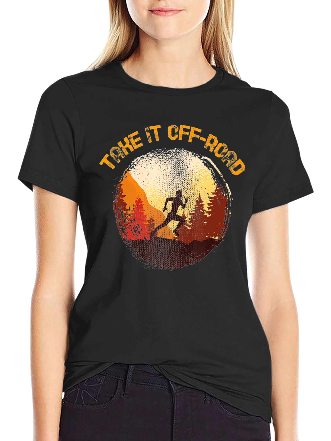 Off-Road Running T-Shirt - Adventure Graphic Tee