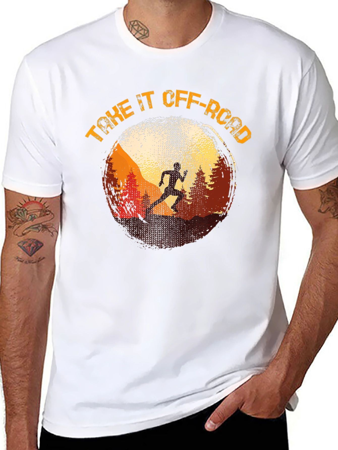 Off-Road Running T-Shirt - Adventure Graphic Tee