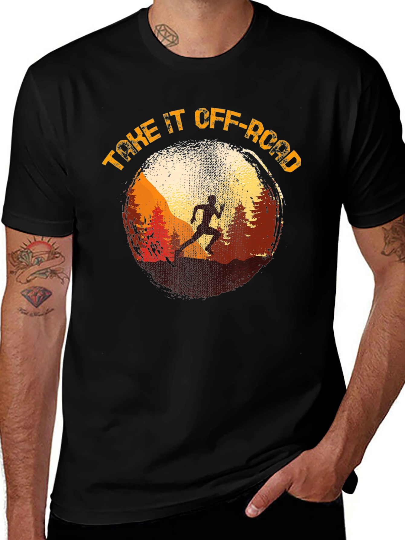Off-Road Running T-Shirt - Adventure Graphic Tee