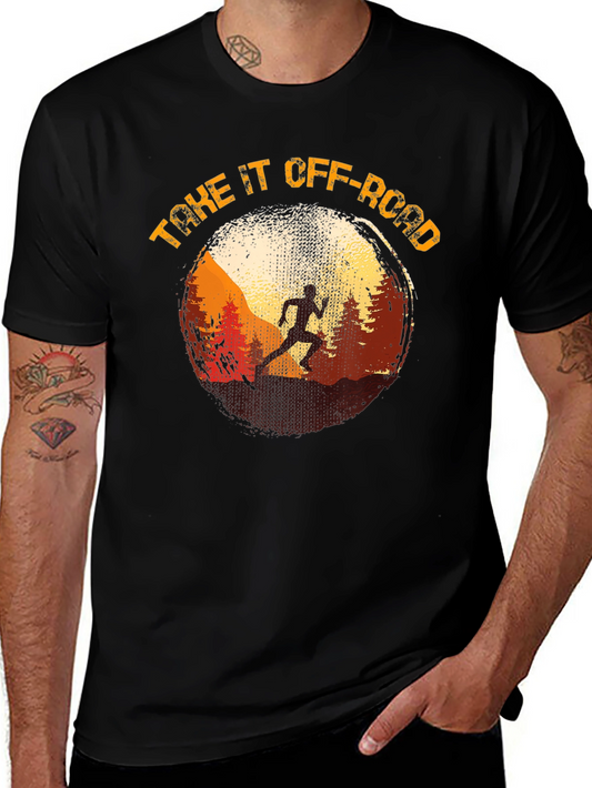 Off-Road Running T-Shirt - Adventure Graphic Tee