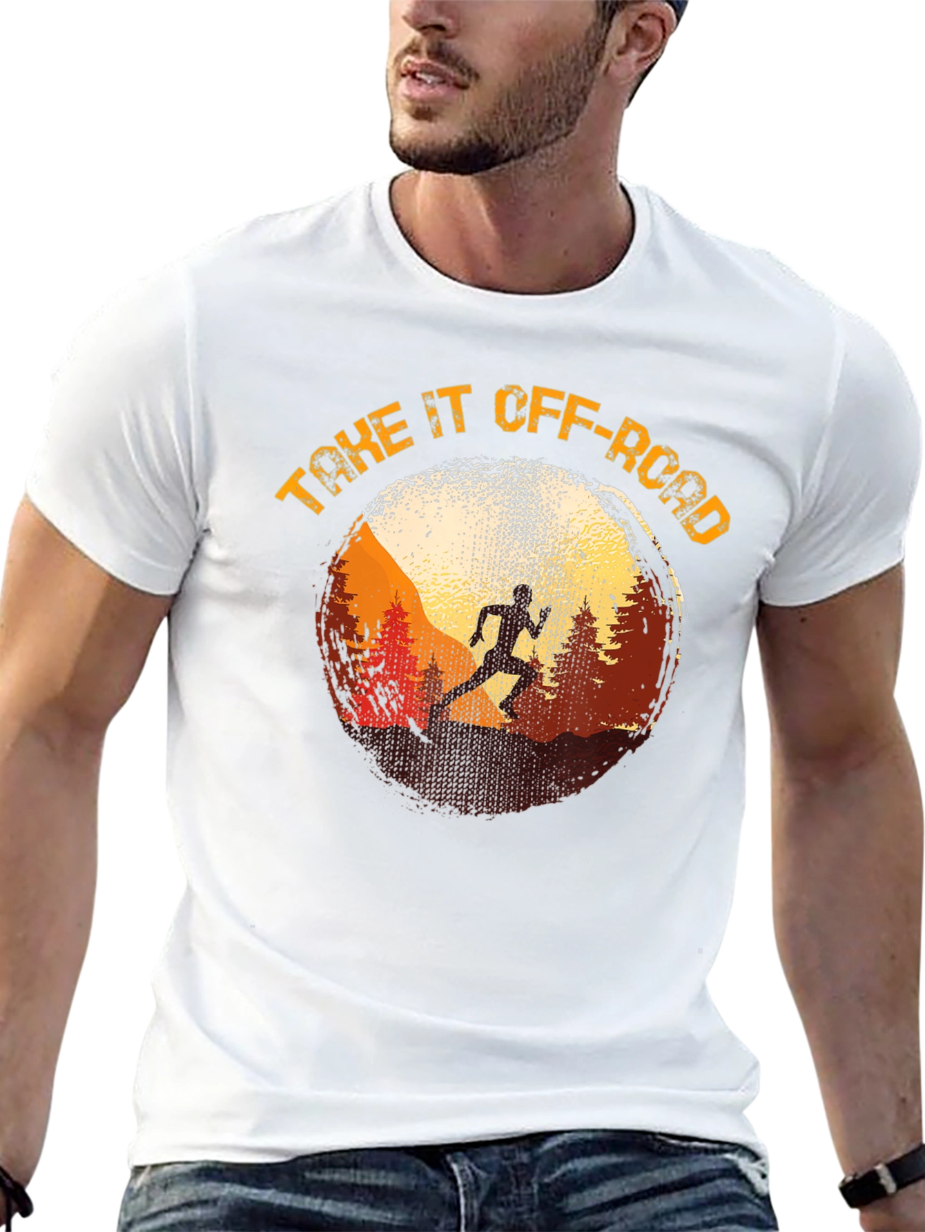 Off-Road Running T-Shirt - Adventure Graphic Tee