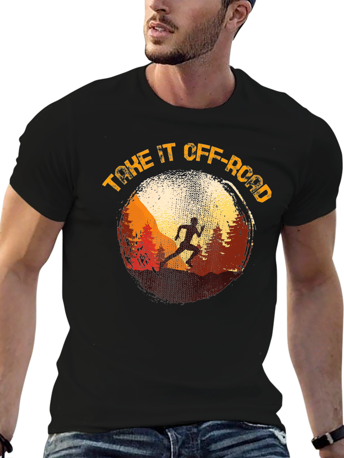 Off-Road Running T-Shirt - Adventure Graphic Tee
