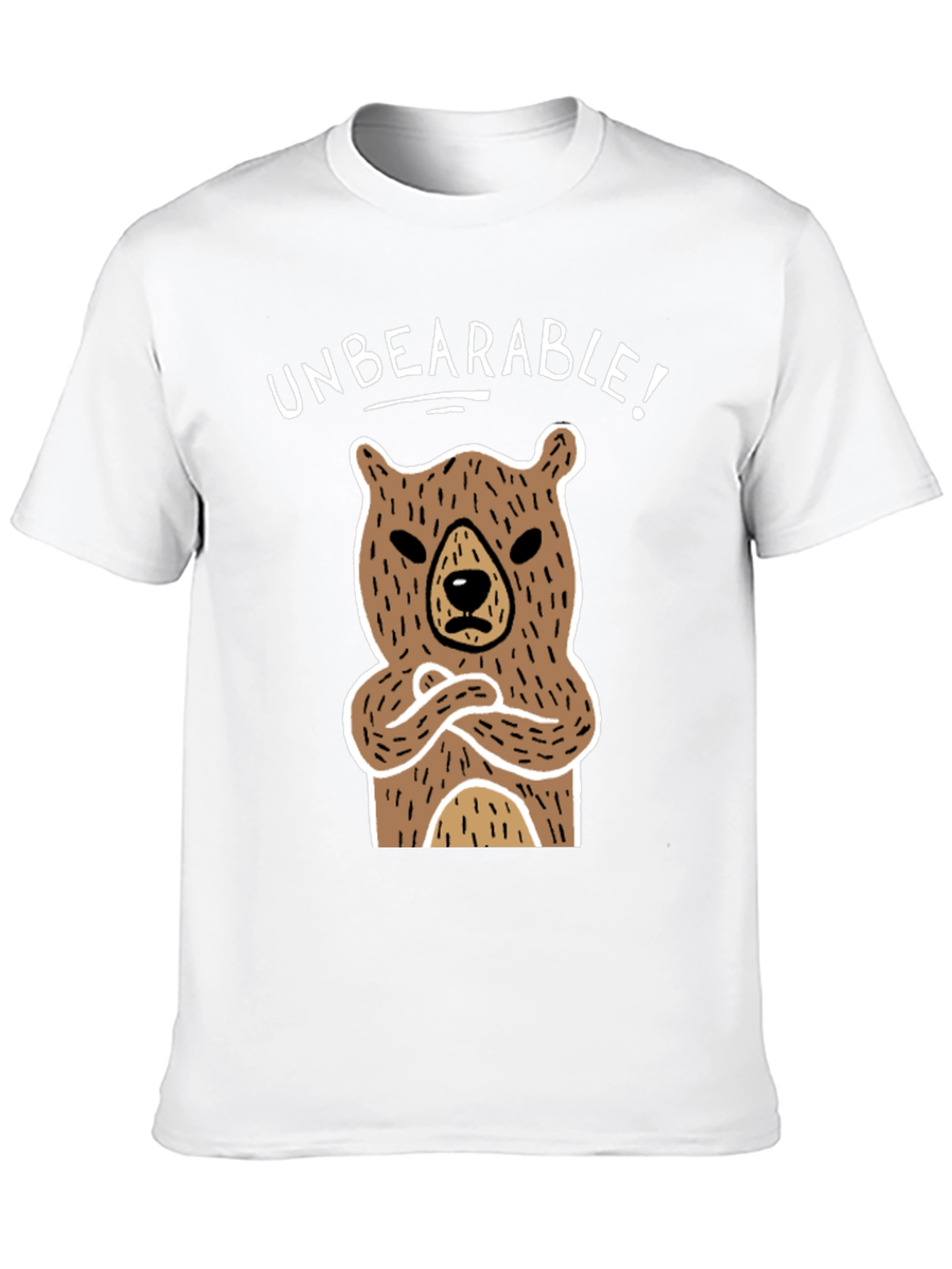 Unbearable Bear Graphic T-Shirt