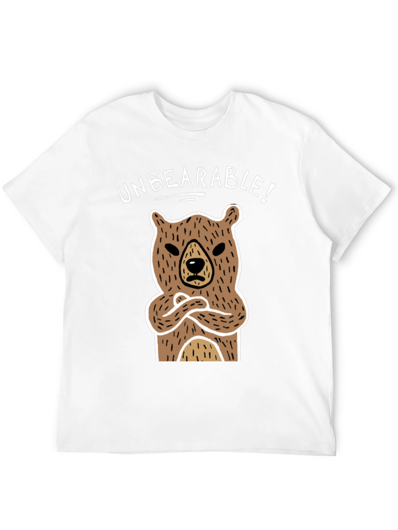 Unbearable Bear Graphic T-Shirt