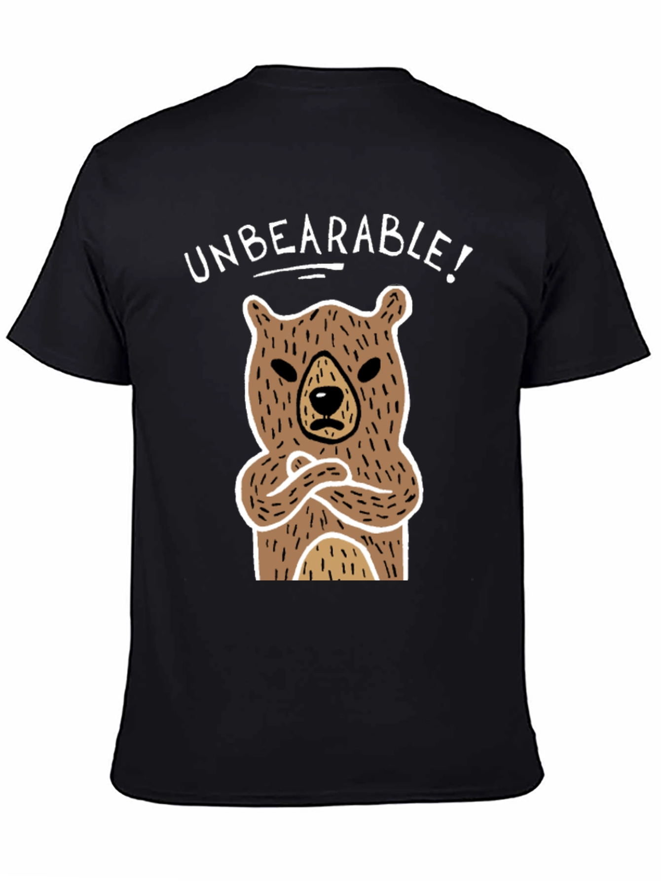 Unbearable Bear Graphic T-Shirt