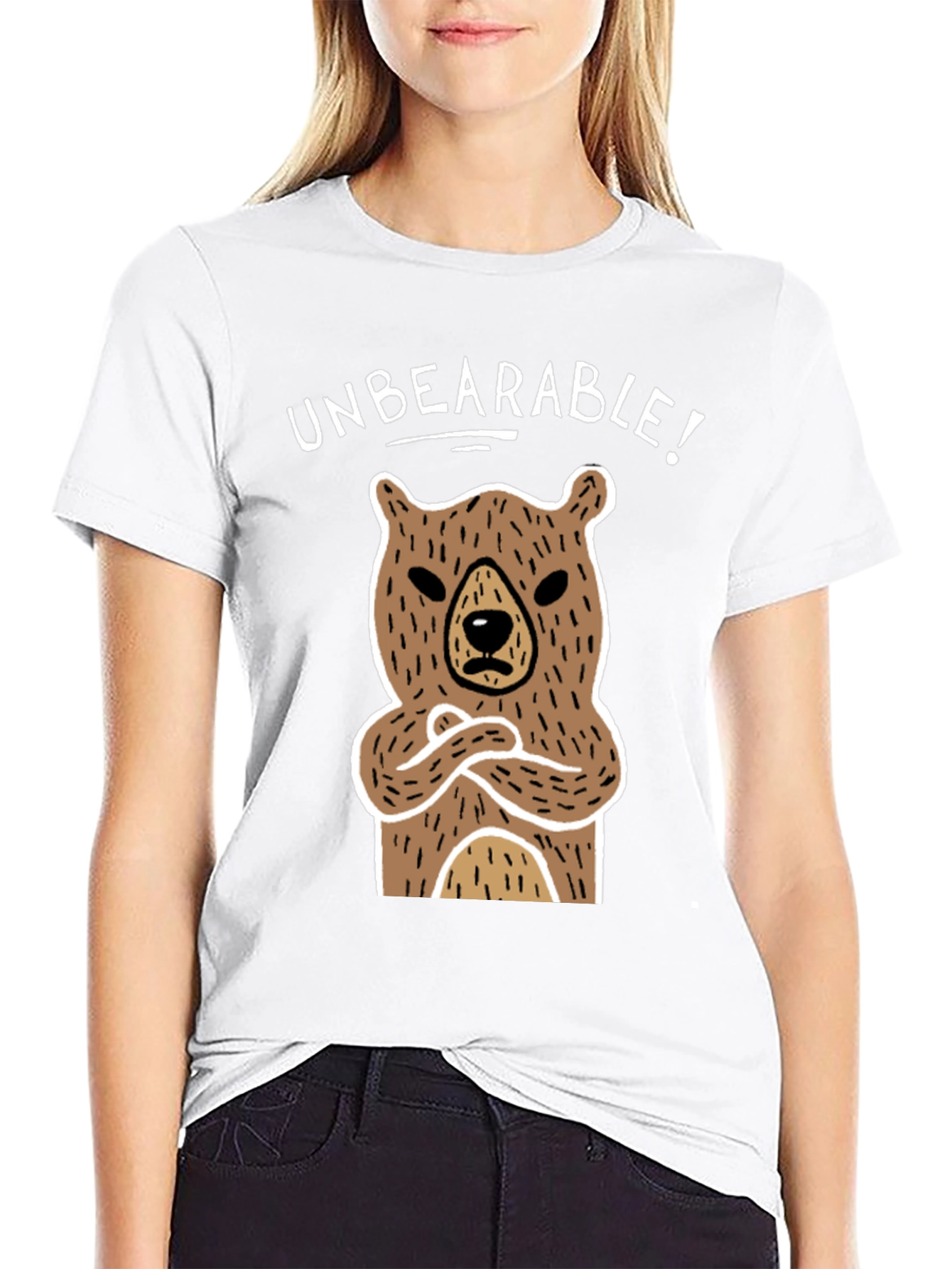 Unbearable Bear Graphic T-Shirt