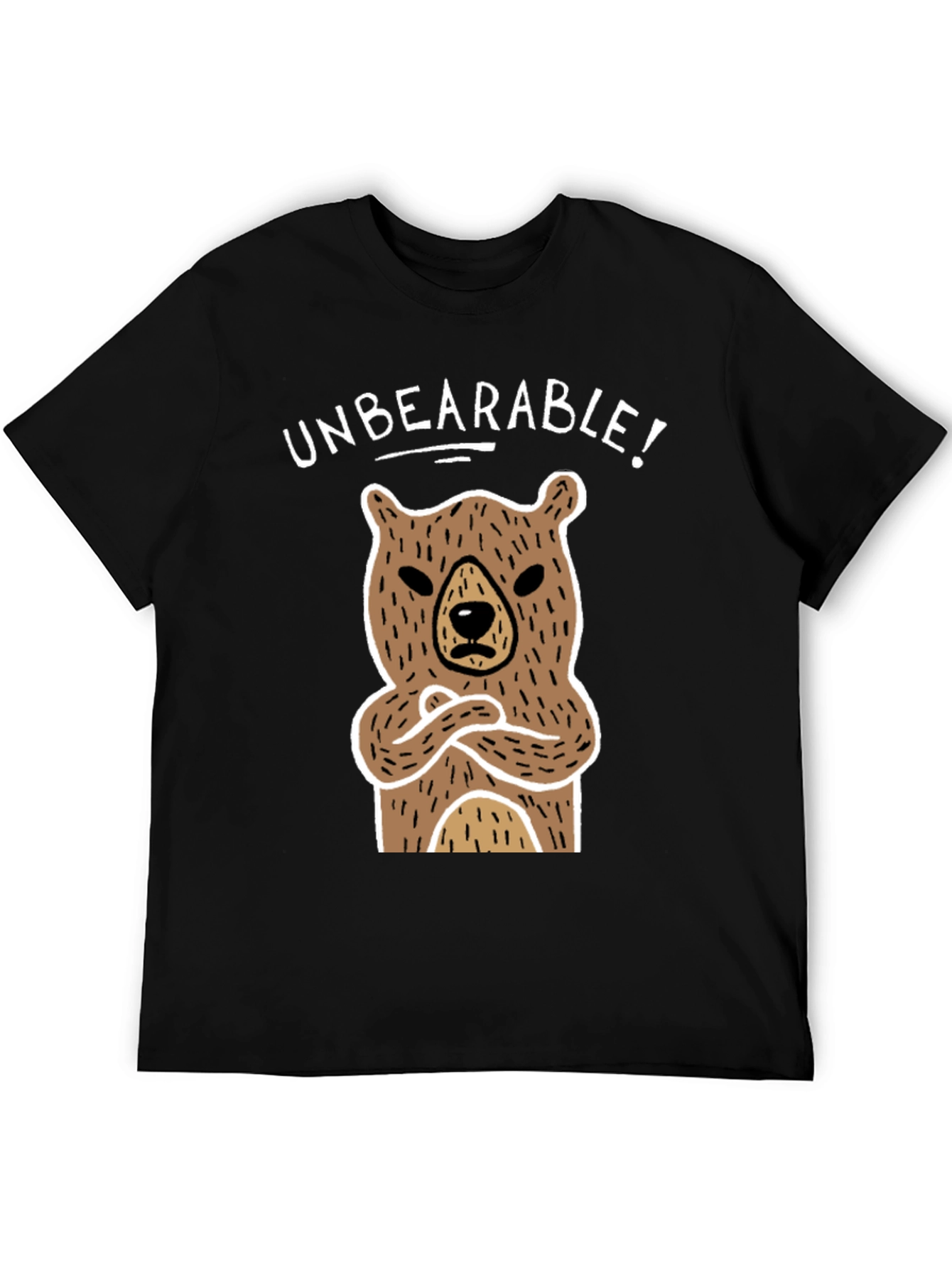 Unbearable Bear Graphic T-Shirt