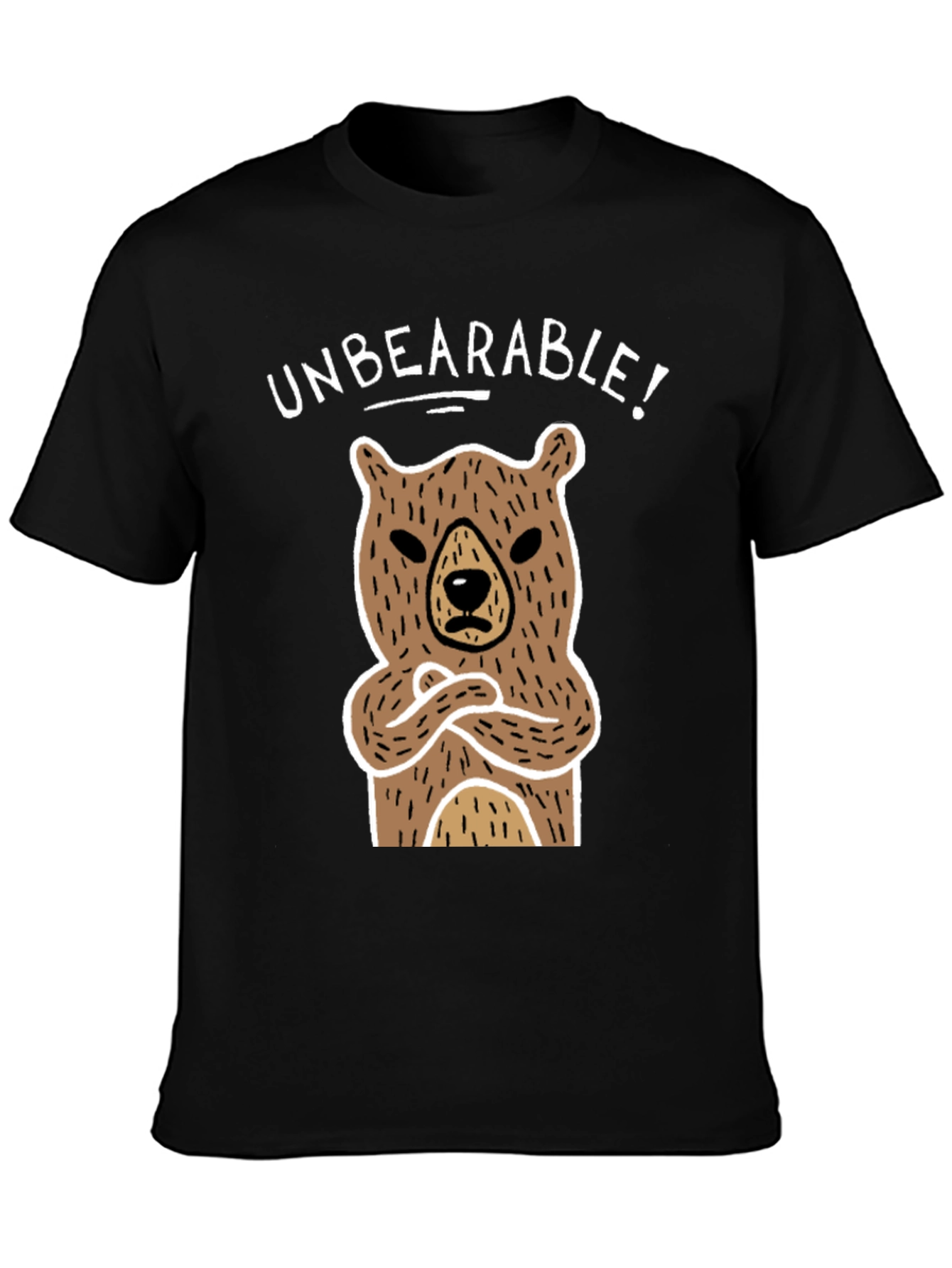 Unbearable Bear Graphic T-Shirt