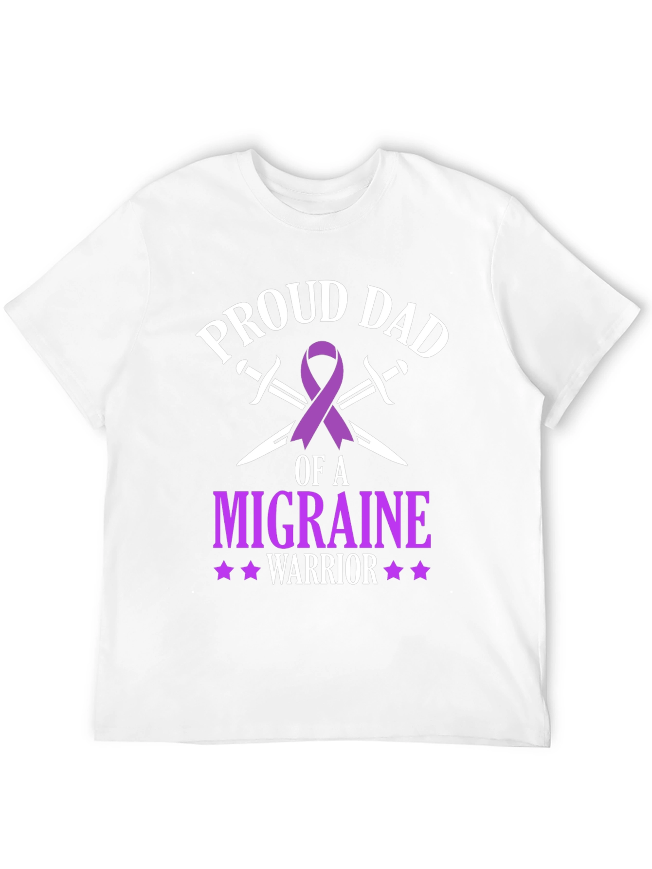 Proud Dad Migraine Warrior T-Shirt