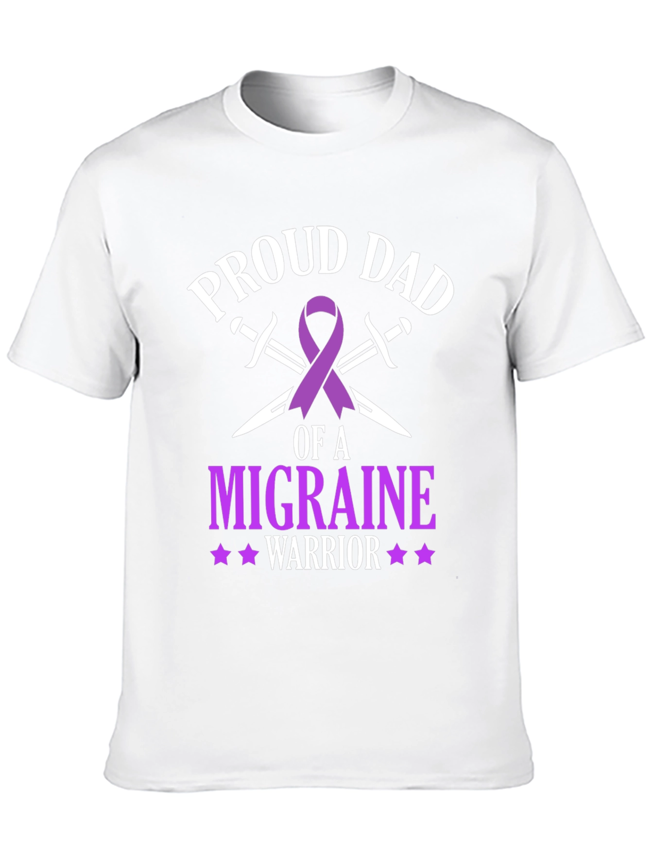 Proud Dad Migraine Warrior T-Shirt